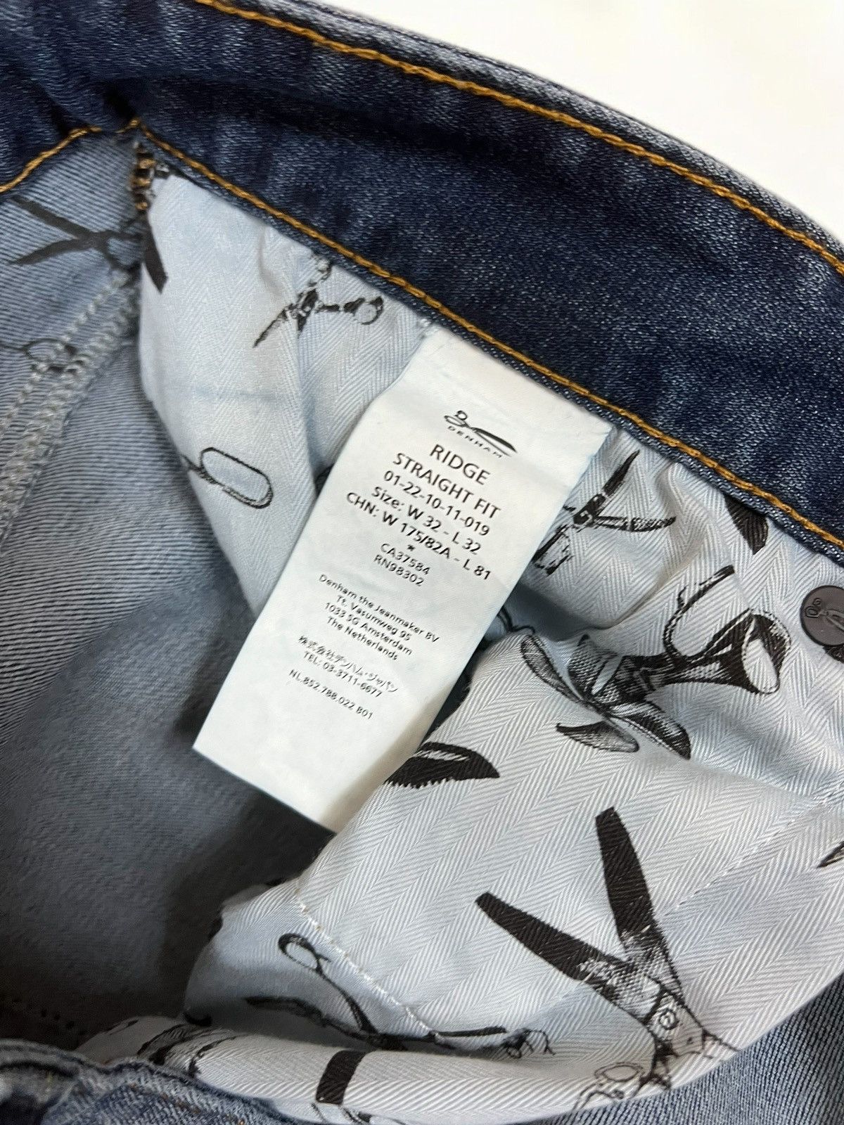 DENHAM Denham Ridge straight fit jeans size W32 L32 Size US 32 / EU 48 - 6 Thumbnail