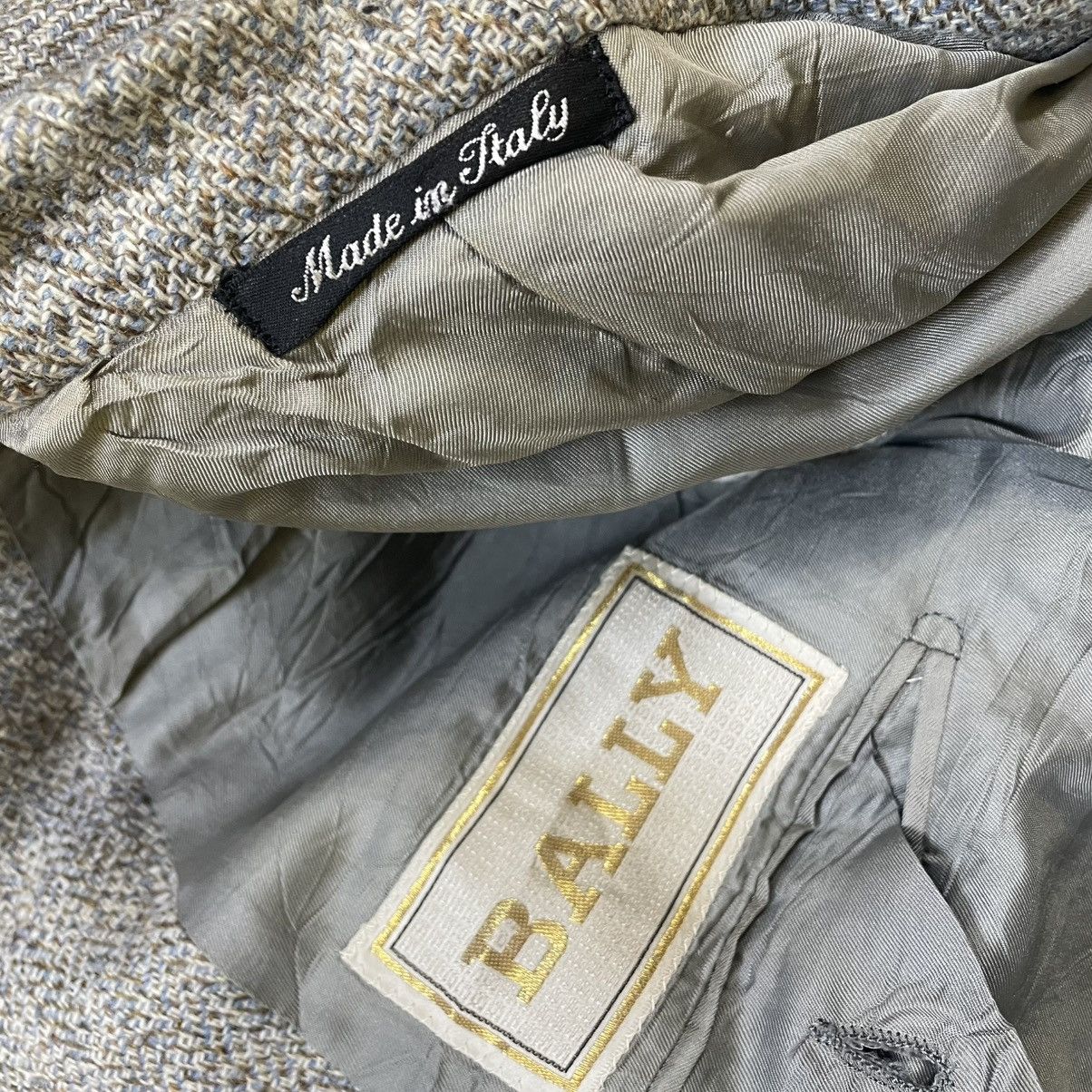Bally 🔥 VINTAGE BALLY KNITTED CASHMERE WOOL BLAZER JACKET Size US L / EU 52-54 / 3 - 13 Thumbnail
