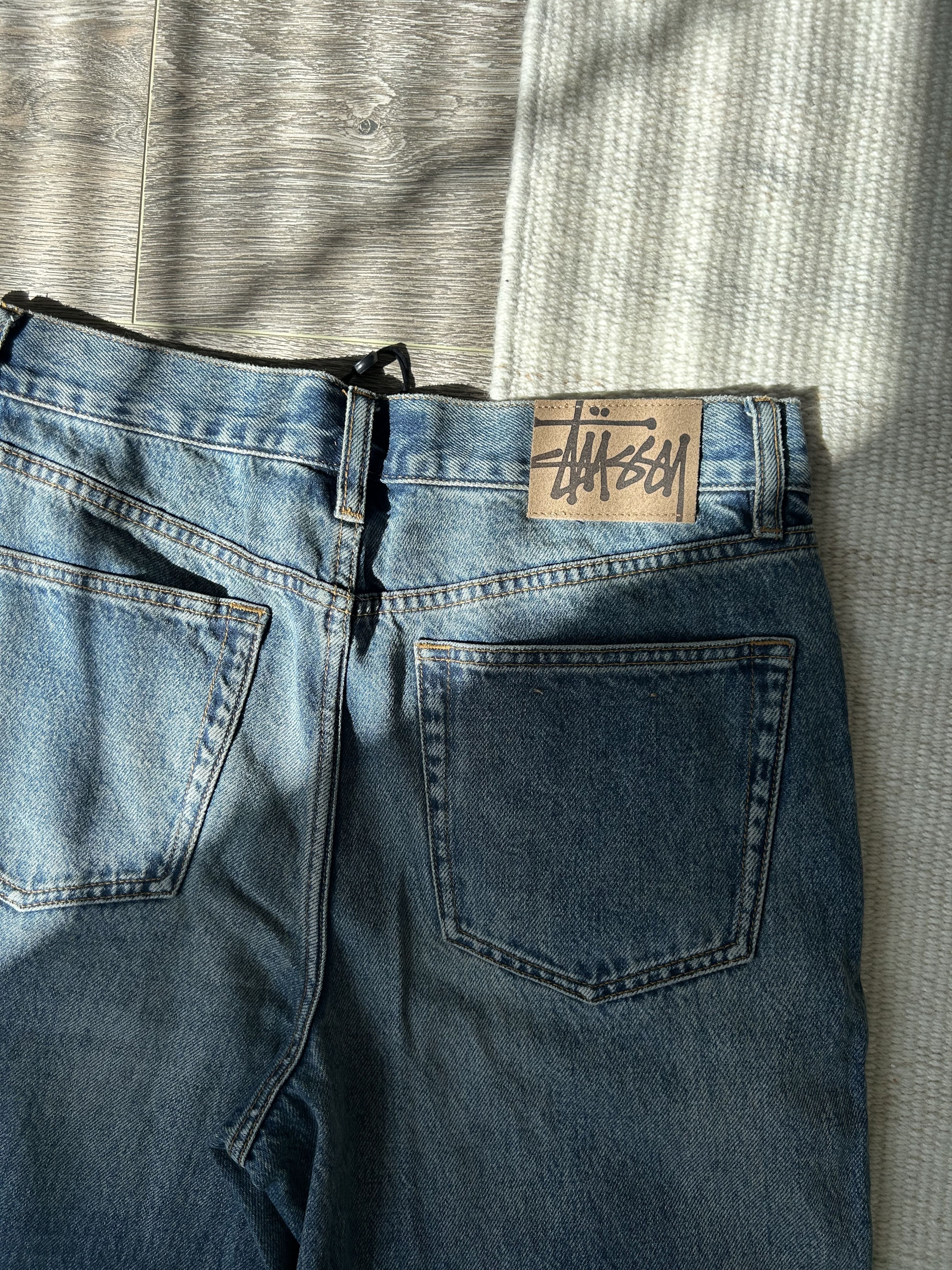 Stussy Stussy new classic jean denim - vintage mid wash Size US 30 / EU 46 - 12 Thumbnail
