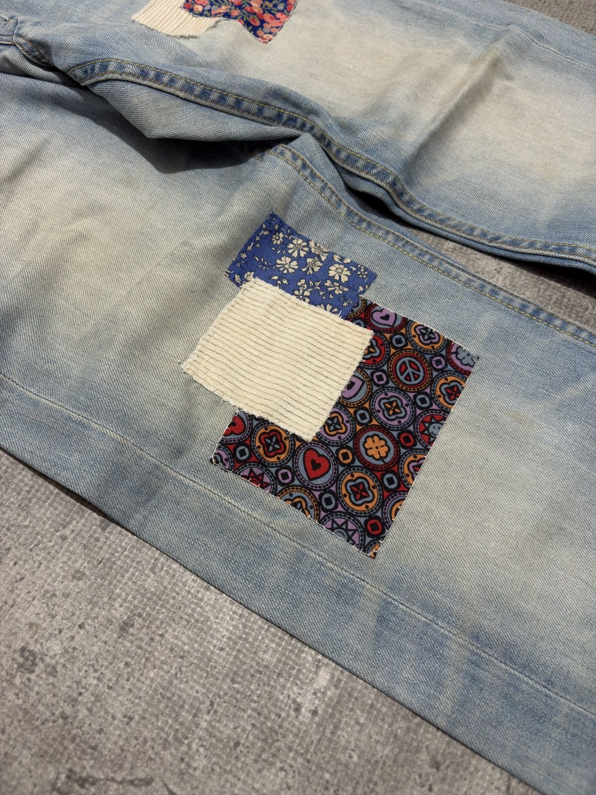 Avirex AVIREX PATCH WORK DENIM PANTS Size US 34 / EU 50 - 6 Thumbnail