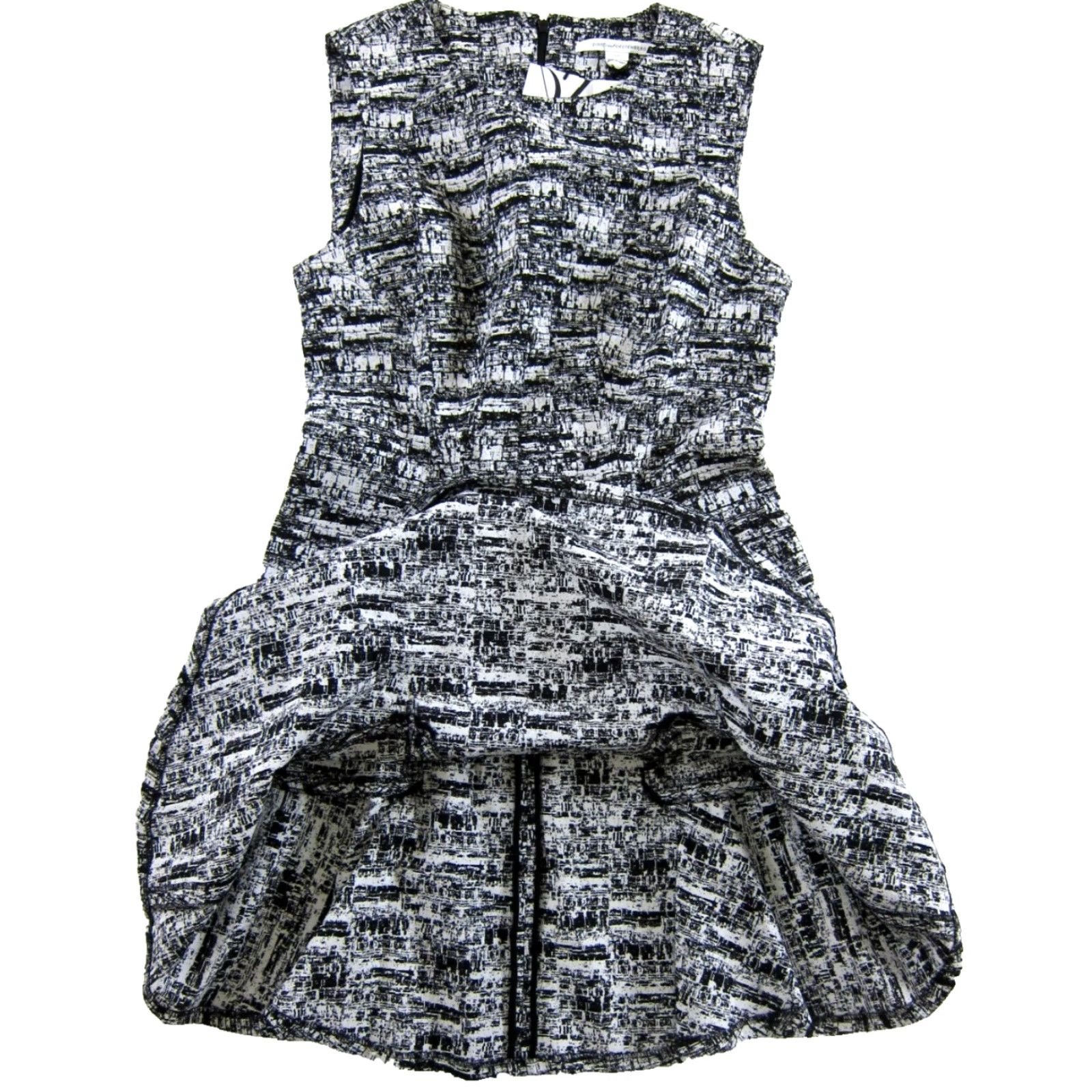 Diane von Furstenberg Diane von Furstenberg NWT Cork Black White Sleeveless Sheath Jaelyn Dress 12 Size XL / US 12-14 / IT 48-50 - 5 Thumbnail