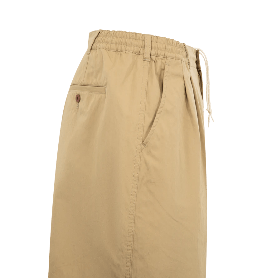 Junya Watanabe o1h1sh11225 Wide Leg Shorts in Beige Size US 34 / EU 50 - 3 Thumbnail