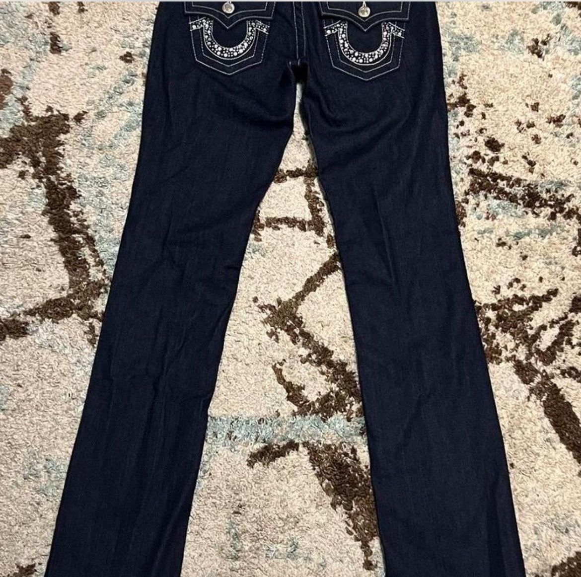 True Religion True religion jeans with sparkly horseshoe Size 28" / US 6 / IT 42 - 1 Thumbnail
