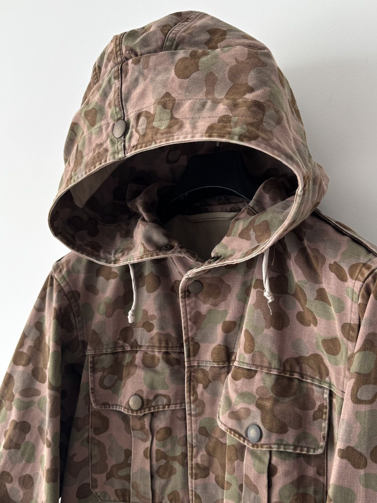 Vintage 1959 Dated Austrian Army ‘KAZ58’ Pea Dot Camo Parka Jacket Size US M / EU 48-50 / 2 - 4 Thumbnail