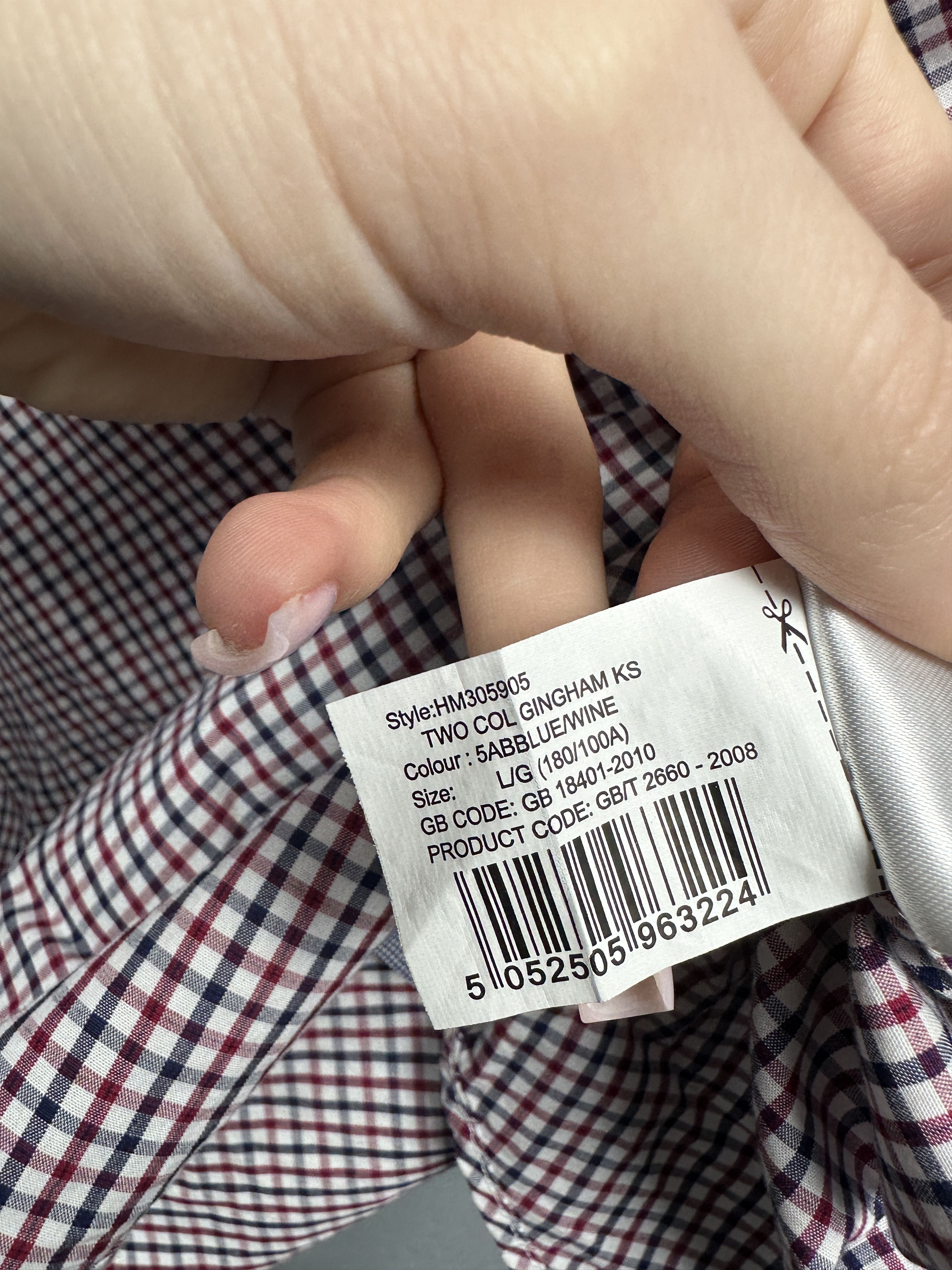 Hackett Hackett Mens Long Sleeve Shirt Size US L / EU 52-54 / 3 - 7 Thumbnail
