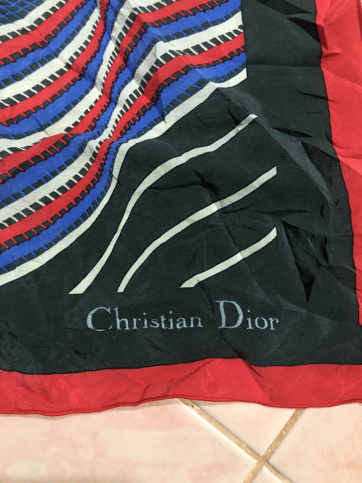 Christian Dior Monsieur × Dior Christian Dior Silk Scarf Size ONE SIZE - 2 Thumbnail