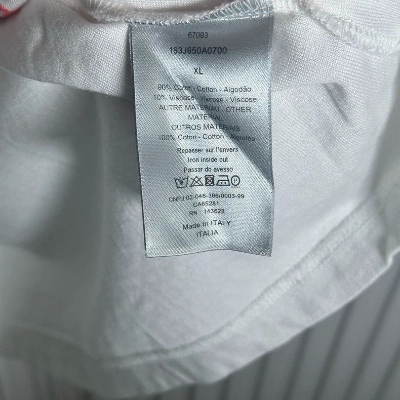 Dior Dior Artist Collaboration White Short Sleeve Shirt-2505 Size US XL / EU 56 / 4 - 4 Thumbnail