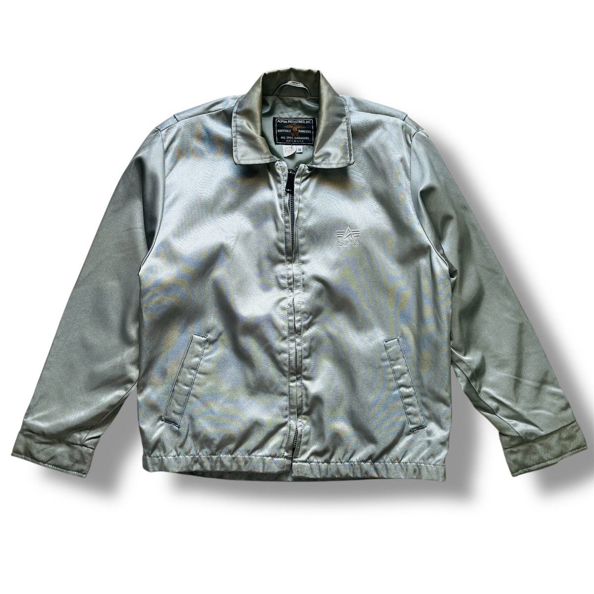 Avirex × Vintage Vintage Rare Avirex Alpha Industries Rayon Nylon Jacket Size US M / EU 48-50 / 2 - 1 Thumbnail