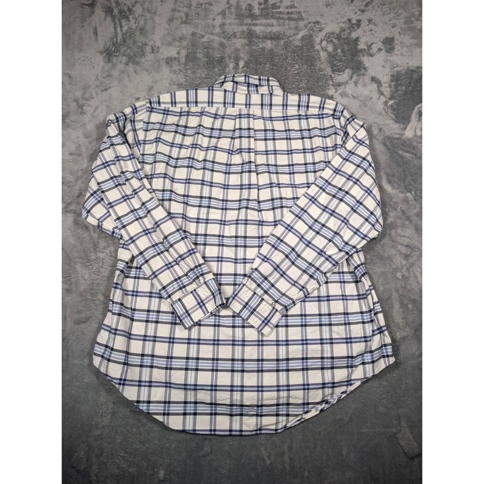 Brooks Brothers Brooks Brothers Regent Shirt Mens XL Blue Plaid Long Sleeve Button Down USA Size US XL / EU 56 / 4 - 6 Thumbnail