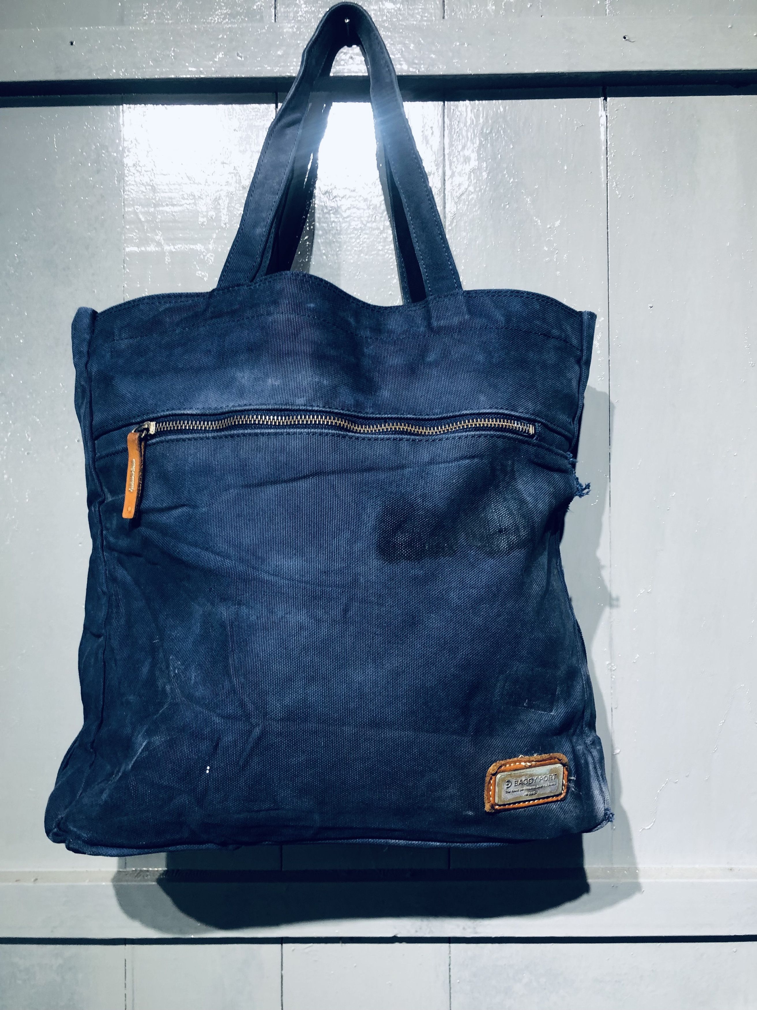 Canvas × Japanese Brand JAPANESE BAGGY PORT STYLE DISTRESSED TOTEBAG Size ONE SIZE - 5 Thumbnail