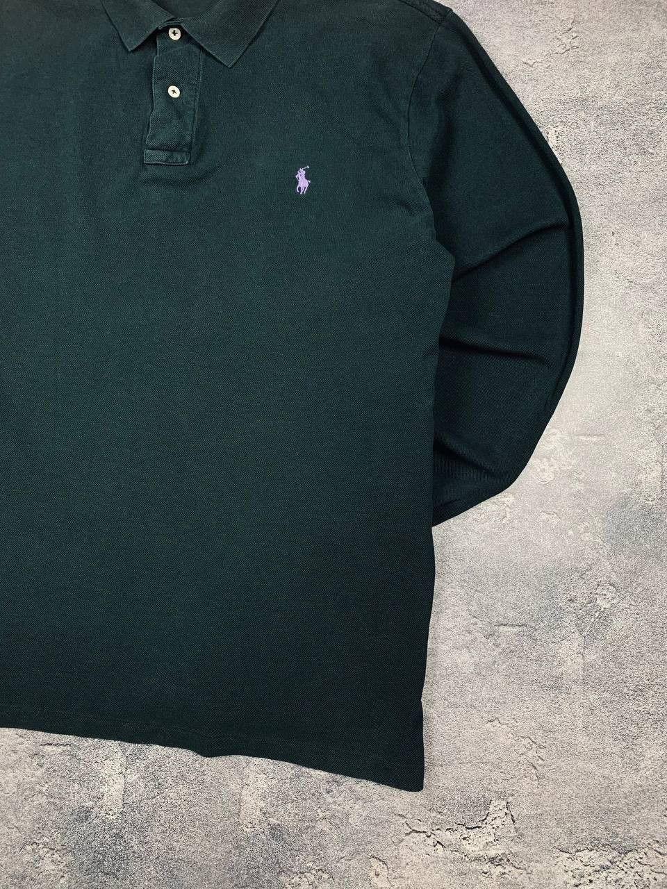 Polo Ralph Lauren Polo Ralph Lauren Men's Dark Gray Long Sleeve Polo Shirt Size US L / EU 52-54 / 3 - 5 Thumbnail