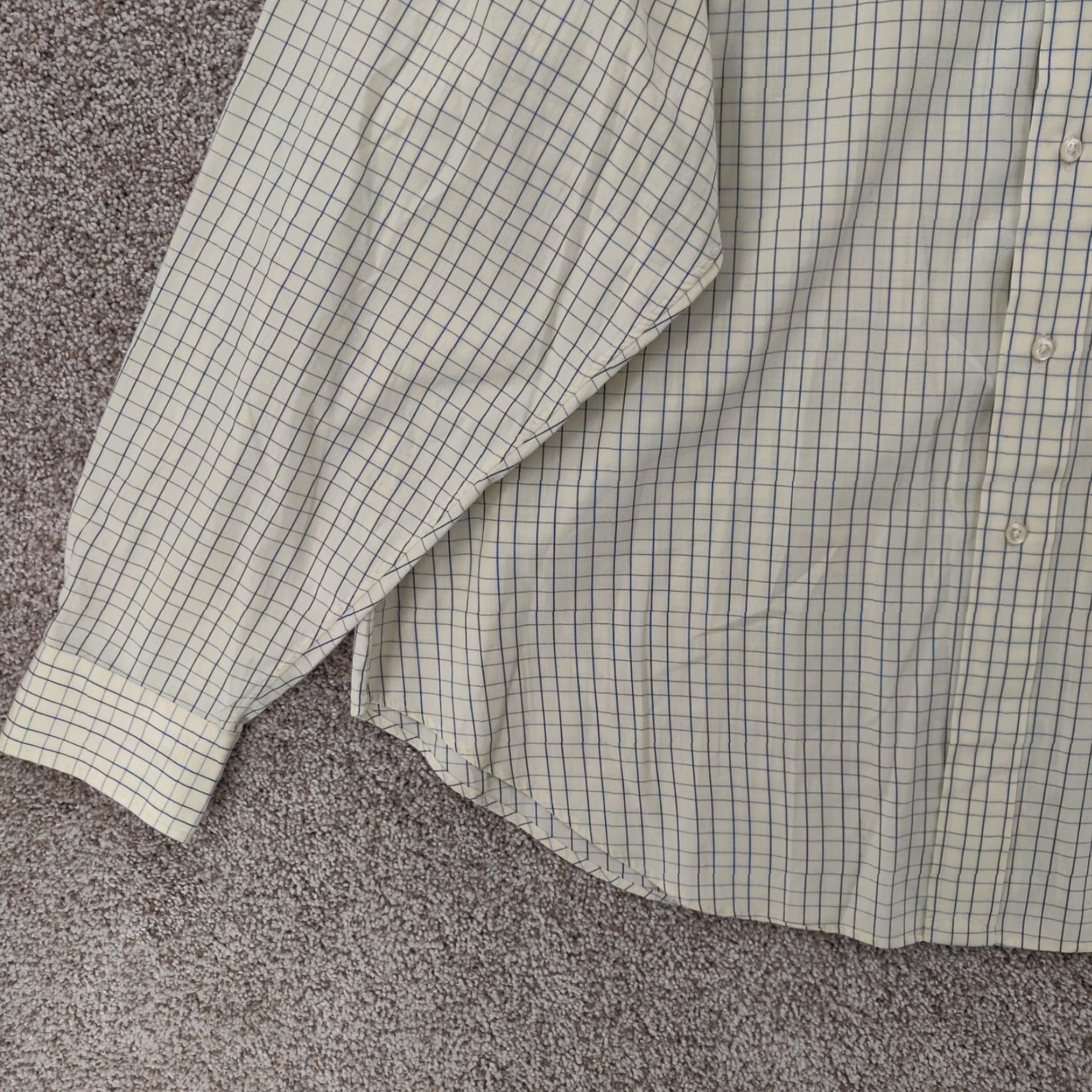 Polo Ralph Lauren VINTAGE Polo Ralph Lauren Shirt Mens 17.5 Yellow Plaid Andrew Long Sleeve Button Size US XXL / EU 58 / 5 - 3 Thumbnail