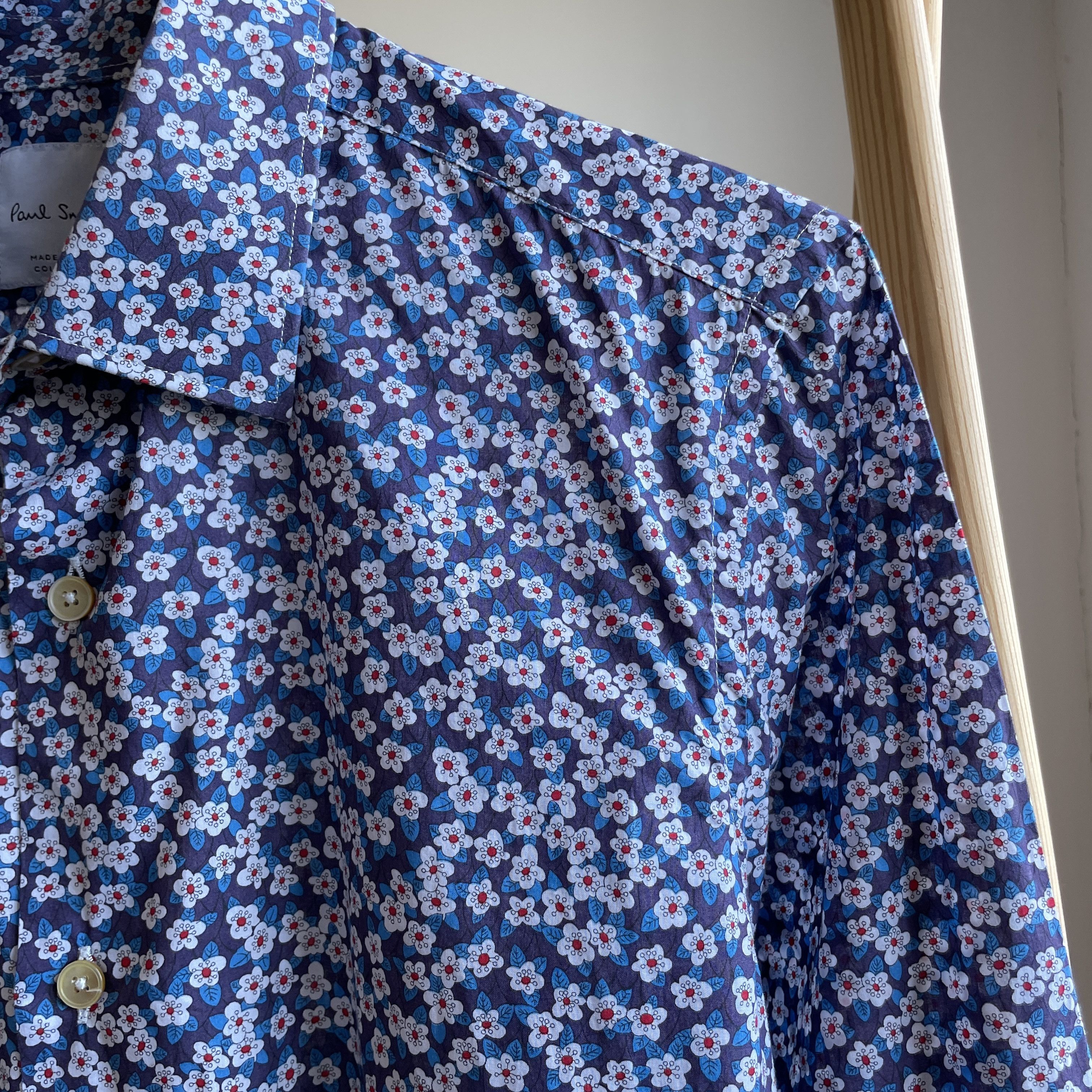 Paul Smith Paul Smith Floral Shirt Collar 15.5 Size US M / EU 48-50 / 2 - 4 Thumbnail