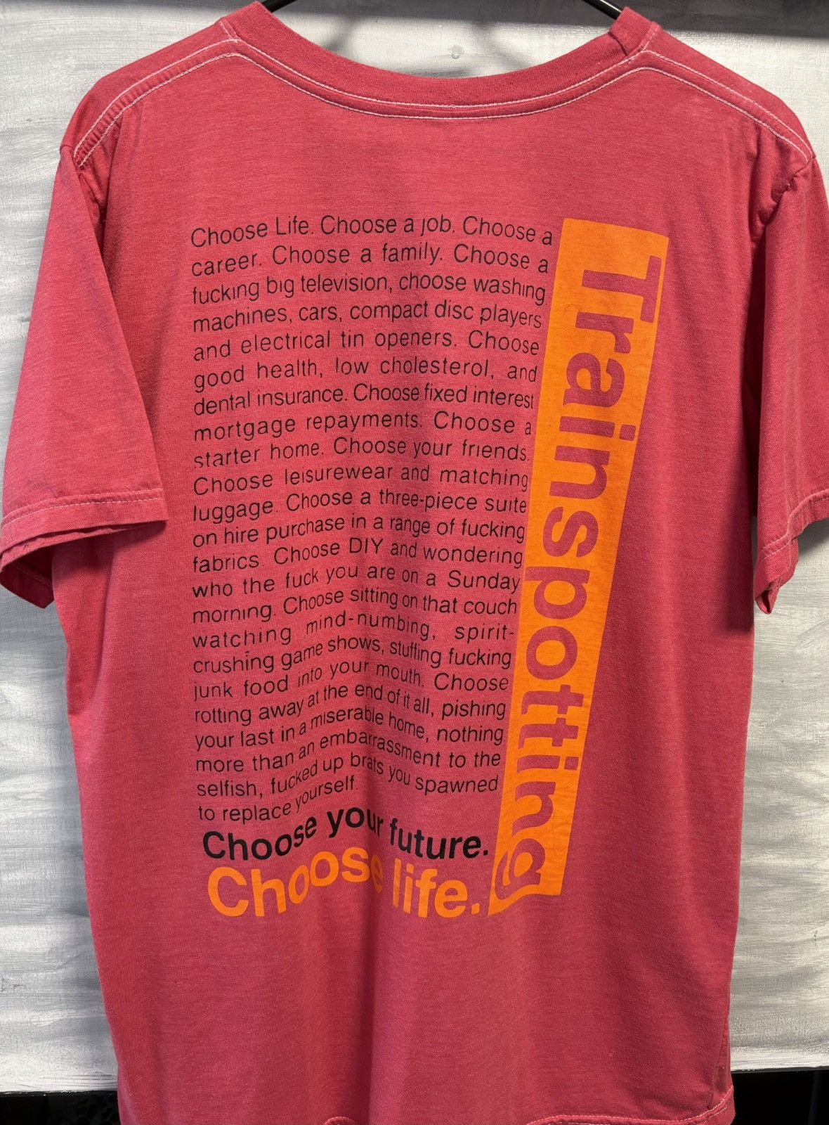 Vintage Trainspotting Choose Life Movie Vintage Tee L Size US M / EU 48-50 / 2 - 2 Thumbnail