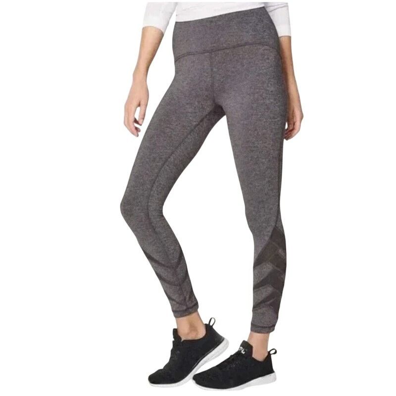 Lululemon Lululemon Motionful 7/8 Tight 25' in Heathered Black, Size 4 Size 27" / US 4 / IT 40 - 3 Thumbnail