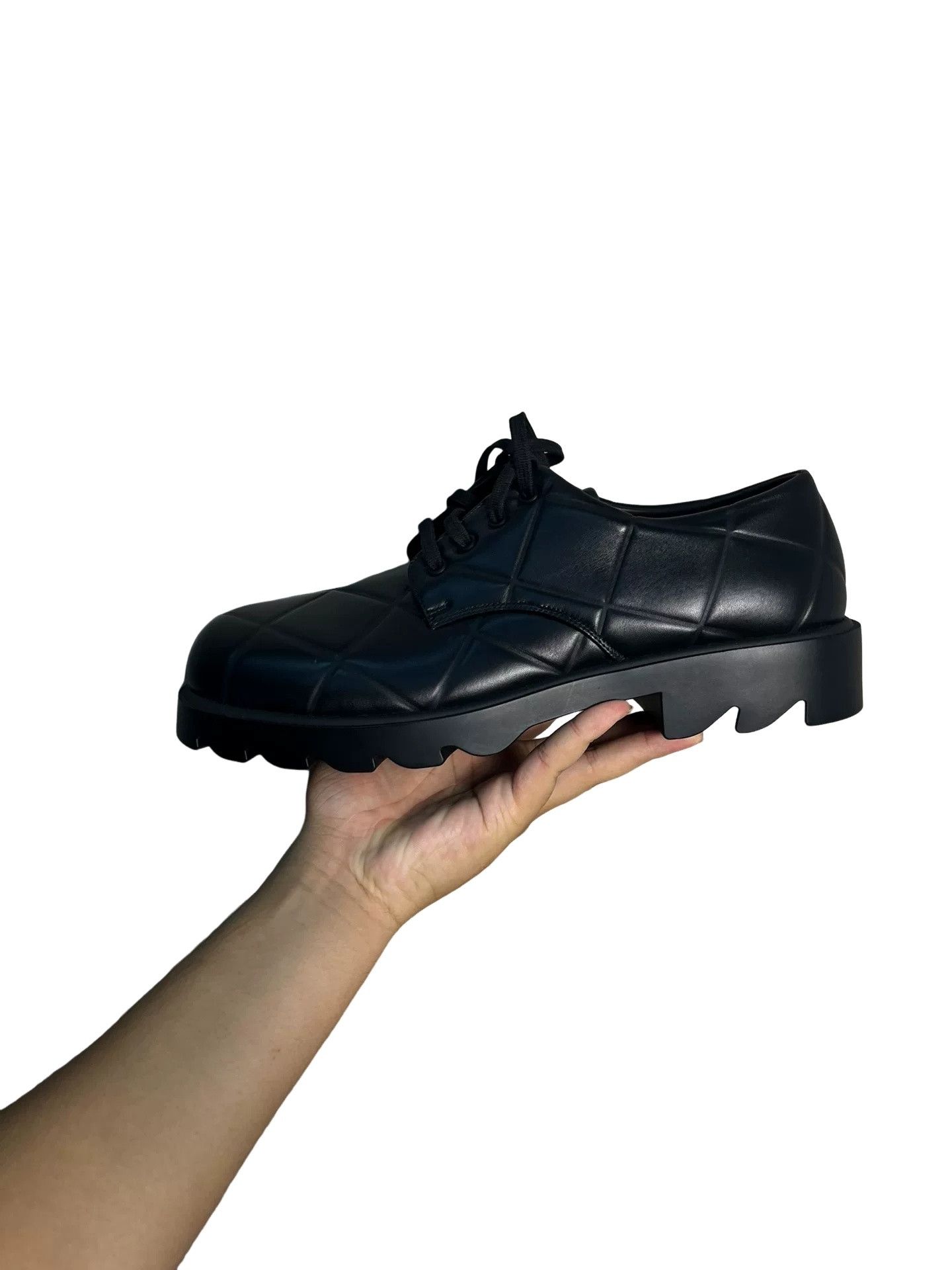 Bottega Veneta Bottega Veneta Quilted Puffy Derby Shoes US 9 Size US 9 / EU 42 - 1 Thumbnail