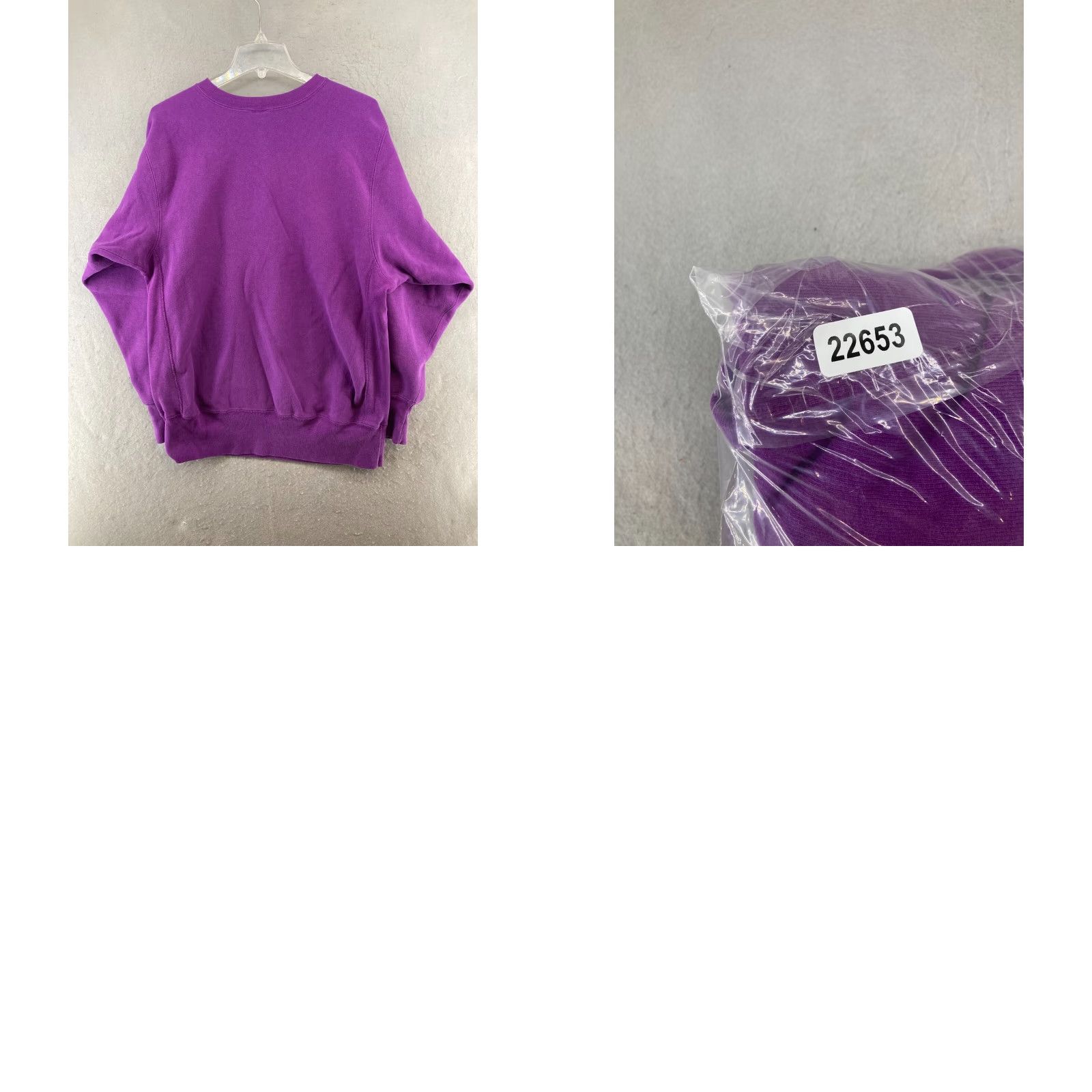 Champion VINTAGE Champion Womens Sweatshirt XL Purple Reverse Weave Embroidered USA MADE Size XL / US 12-14 / IT 48-50 - 9 Thumbnail