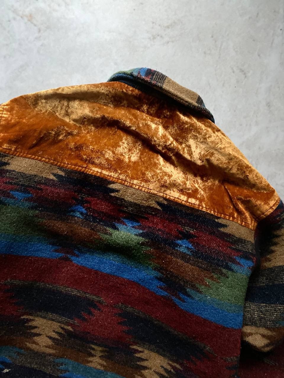 Cowboy Equipment × Vintage Vintage 90s Aztec Navajo Vestern Work carpet Jacket Size US L / EU 52-54 / 3 - 5 Thumbnail