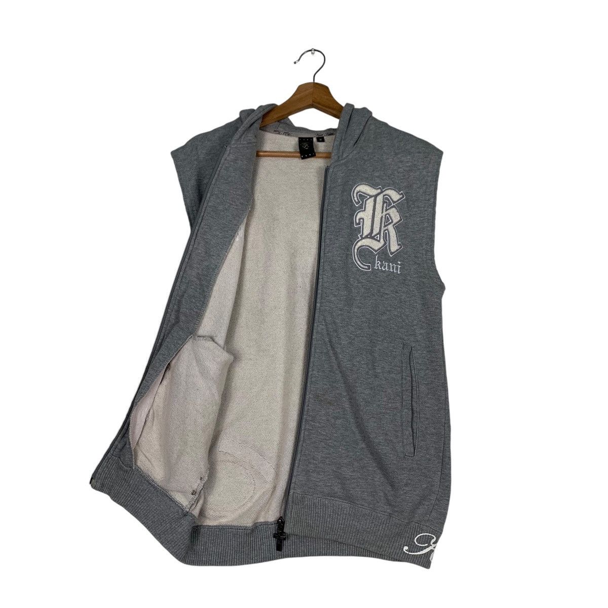 Karl Kani KARL KANI Embroidery Big Logo Sleeveless Hoodies #1244-C56 Size US M / EU 48-50 / 2 - 11 Thumbnail