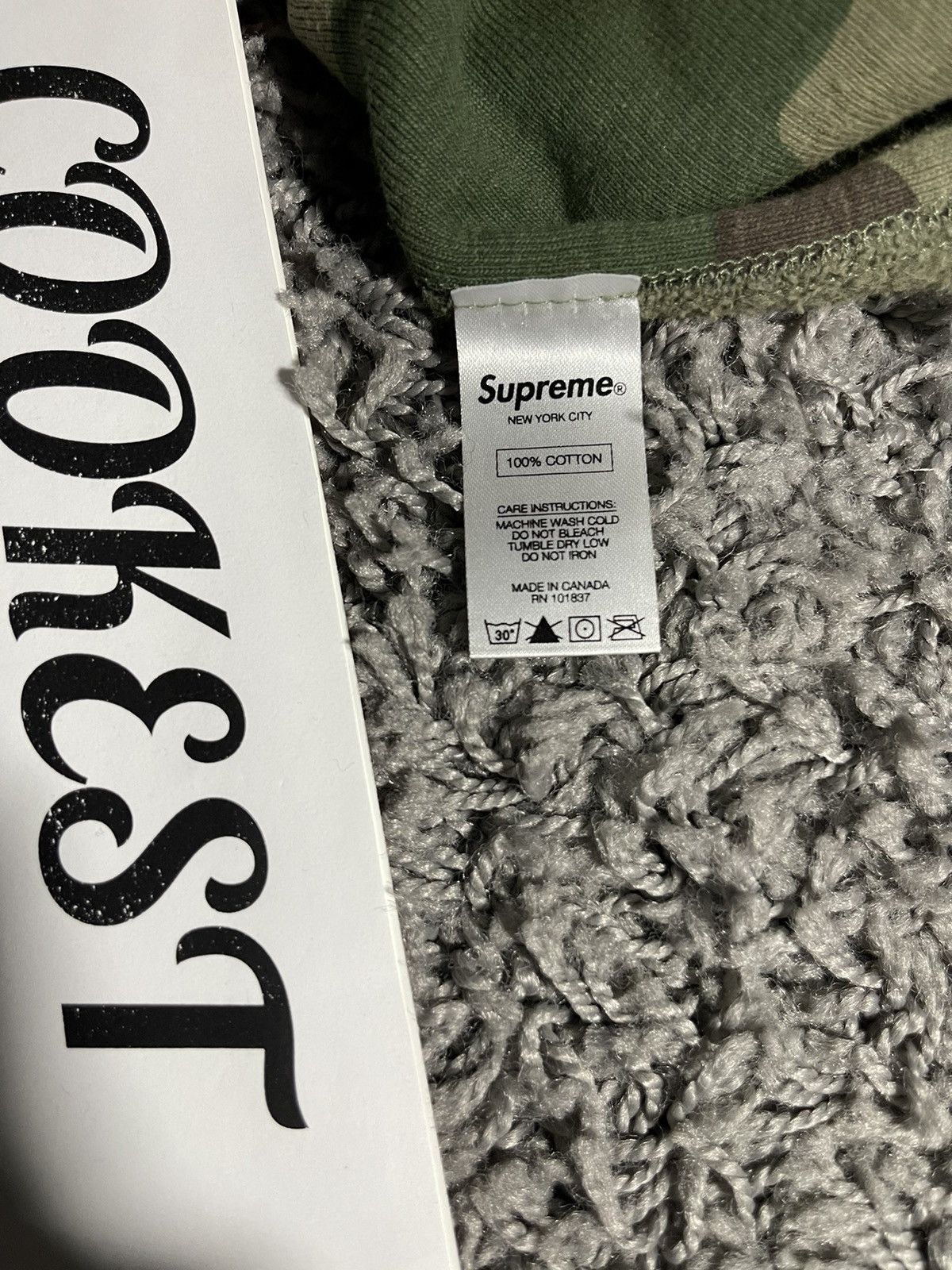 Supreme 2015FW Box Logo Crewneck Sweatshirt Woodland Green Camo Size US M / EU 48-50 / 2 - 13 Thumbnail