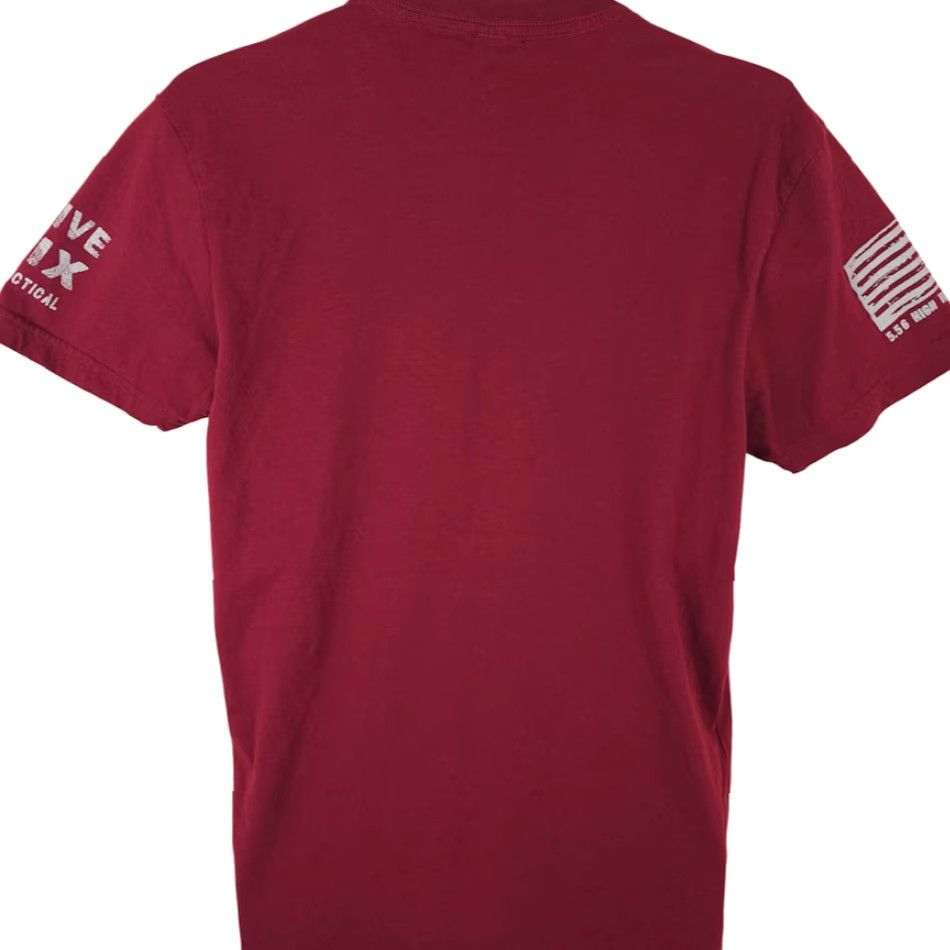 Vintage VINTAGE Valhalla Awaits T Shirt Mens Size Large Red 5.56 High Ready Tactical Skull Size US L / EU 52-54 / 3 - 4 Thumbnail