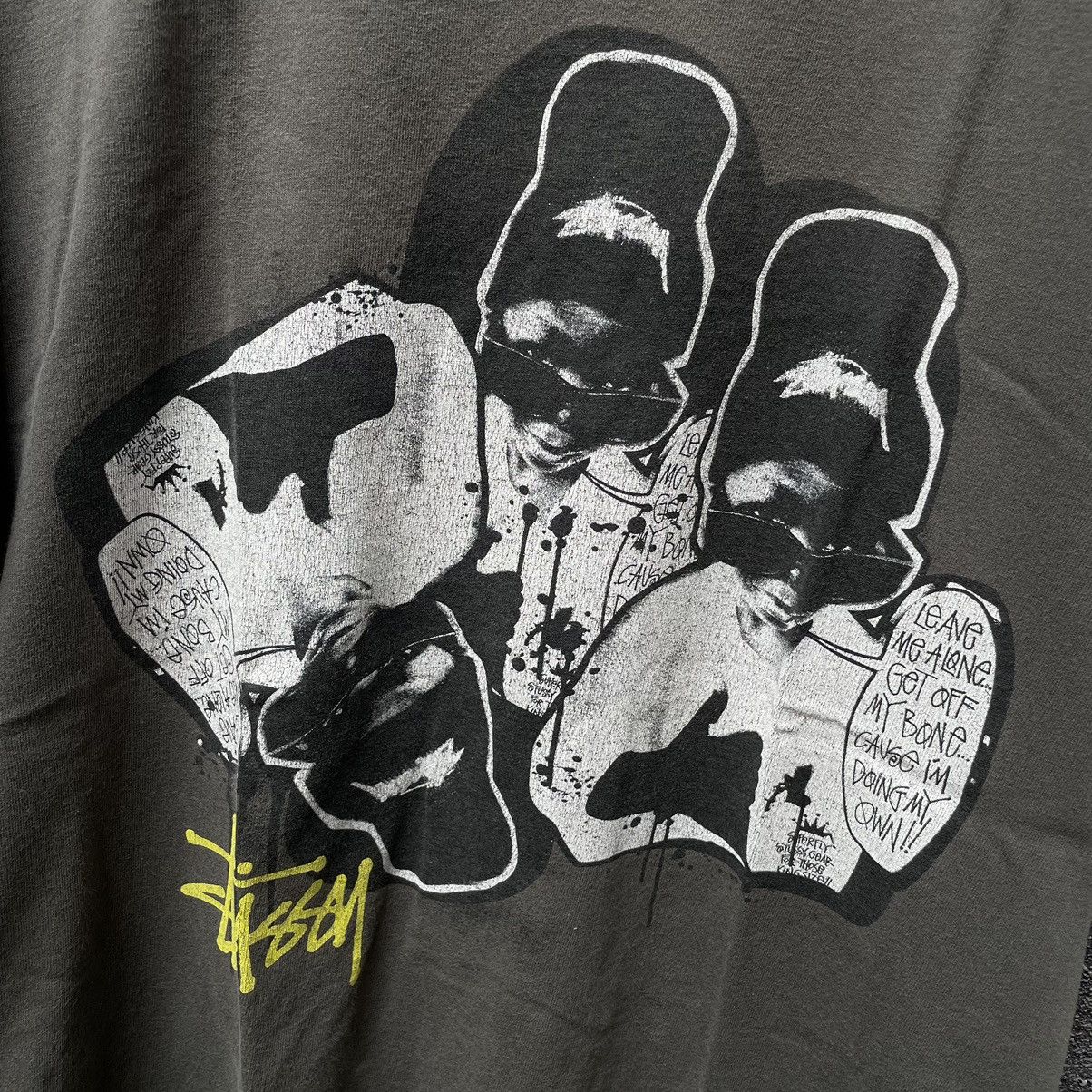 Stussy × Vintage Stussy Leave Me Alone Vintage tee Size US M / EU 48-50 / 2 - 7 Thumbnail