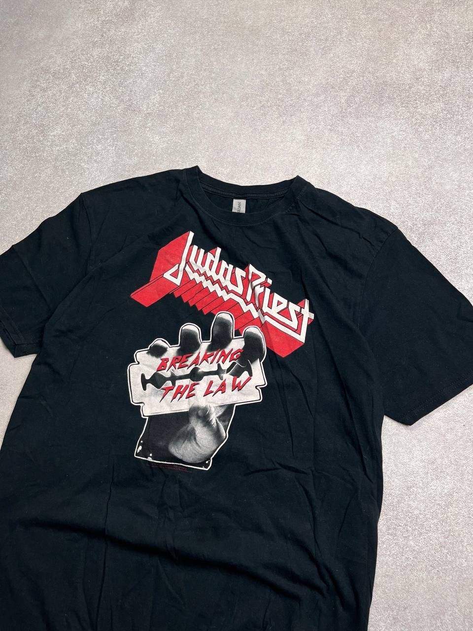 Band Tees Vintage Judas Priest Breaking The Law Promo T-shirt XXL Size US XXL / EU 58 / 5 - 2 Thumbnail