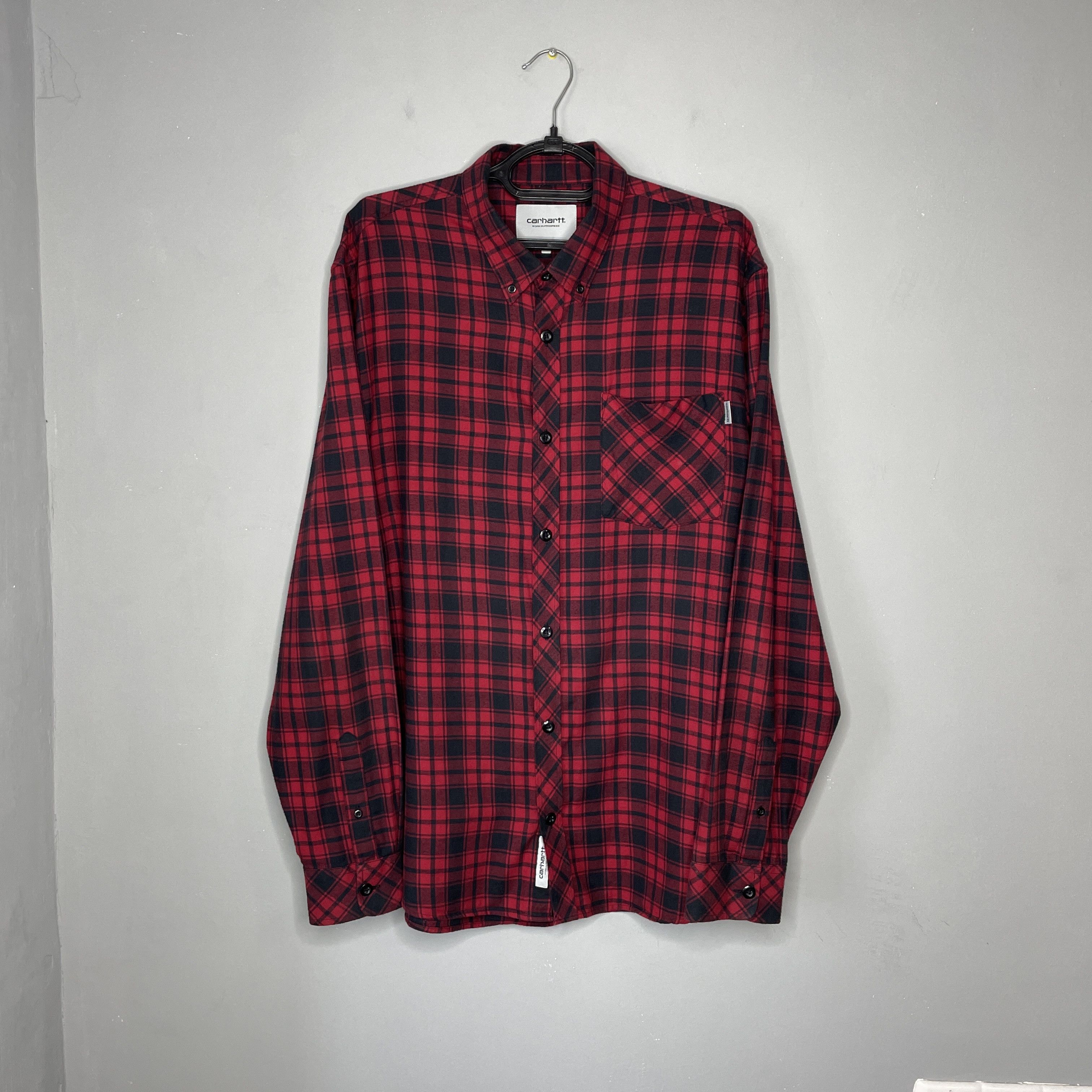 Carhartt Wip Carhartt WIP Sam Plaid Flannel Shirt Size XL | Grailed