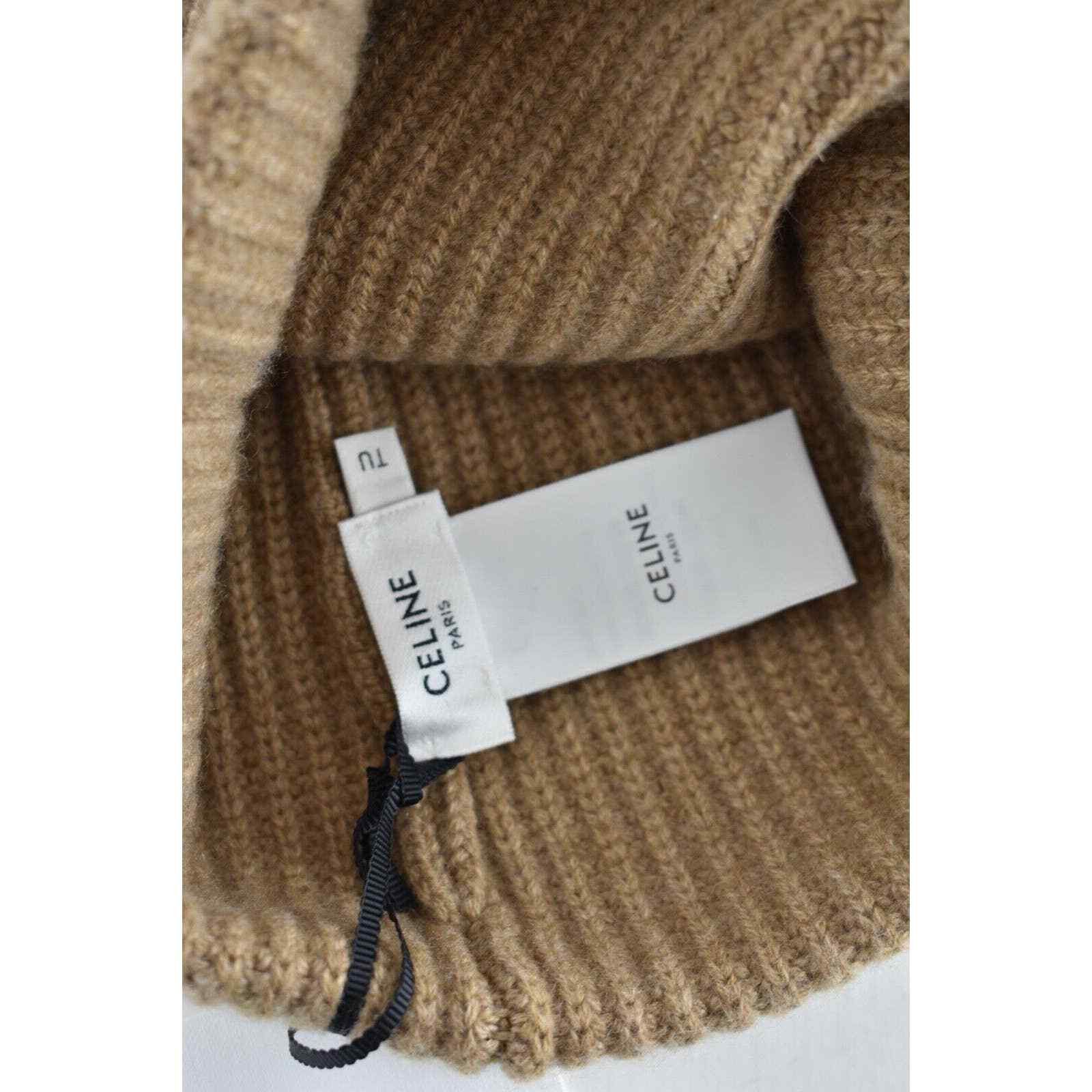 Celine Celine Paris Cashmere Knit Wool Embroidered Beanie Hat Size ONE SIZE - 10 Thumbnail