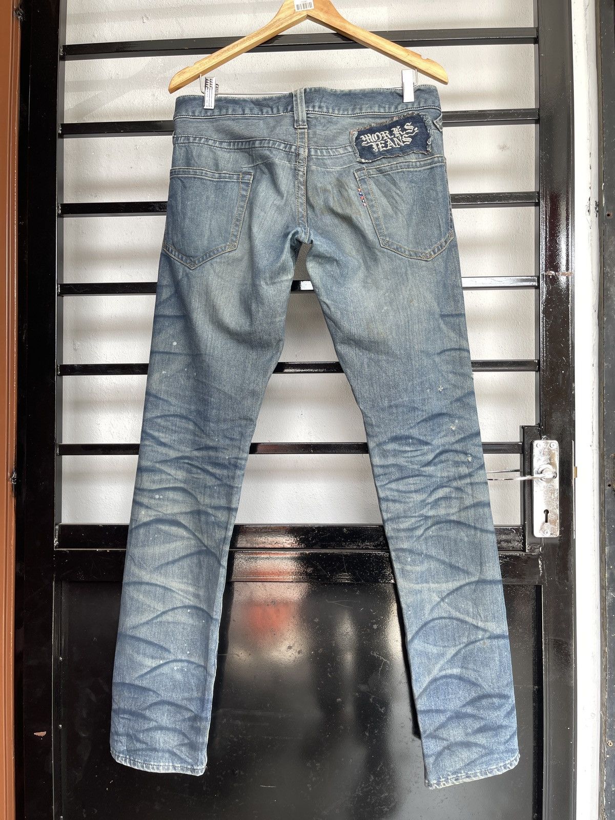 FranCisT MOR.K.S Very Rare Design Distressed Mor.K.S Jeans Size US 33 - 6 Thumbnail