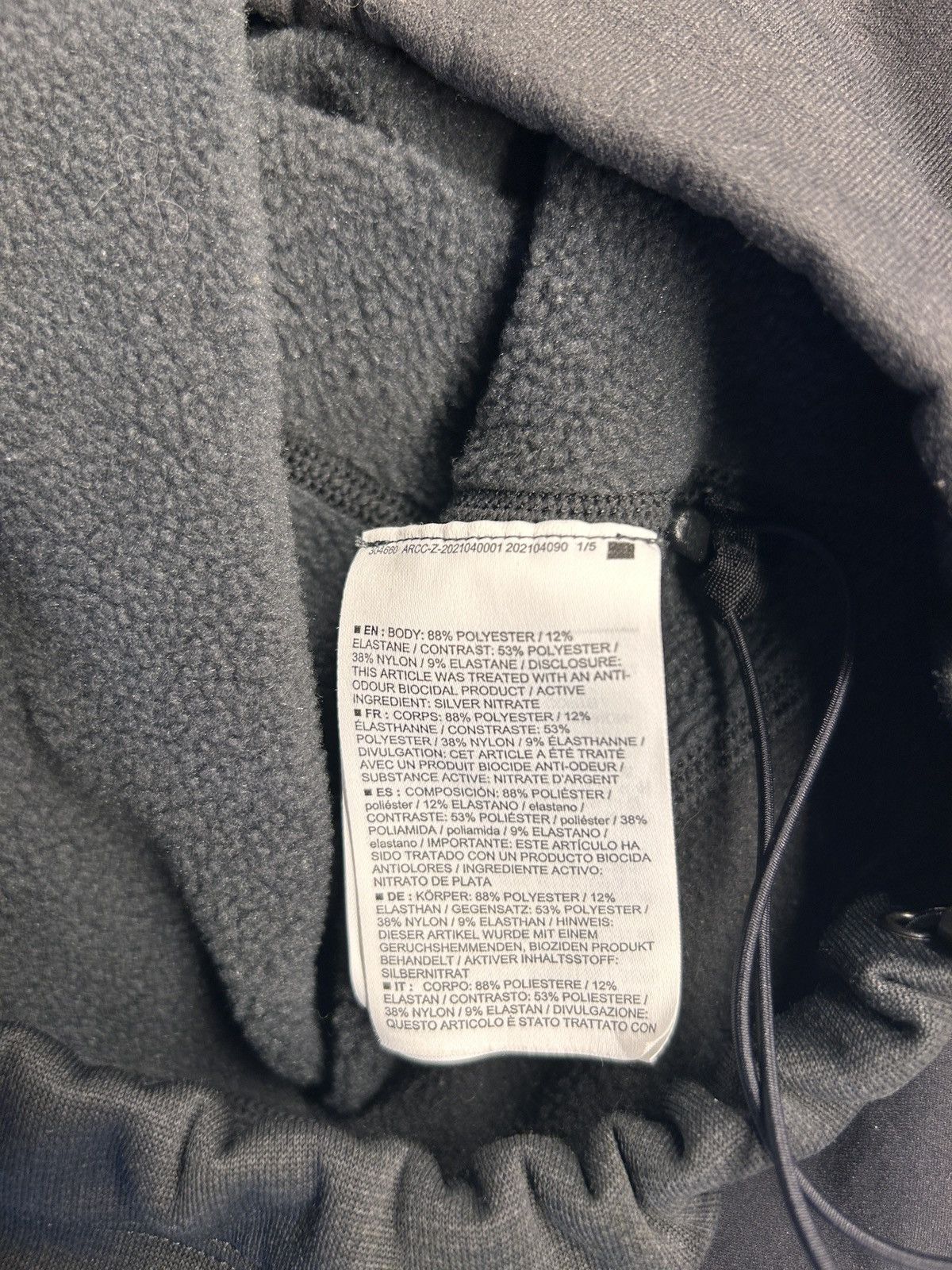 Arc'teryx Arc'teryx System_A Drop 02 Faraday 1/2 Zip Neck Ice Black Size US M / EU 48-50 / 2 - 7 Thumbnail