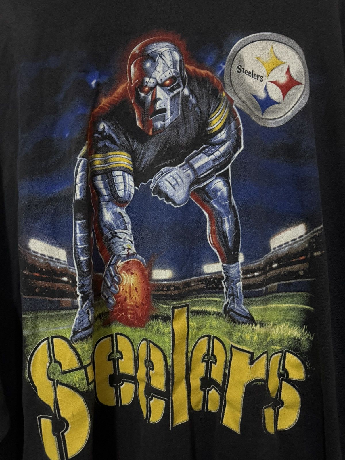 Liquid Blue Vintage 00s Liquid Blue Pittsburgh Steelers 5XL T Shirt Size US XXL / EU 58 / 5 - 2 Thumbnail