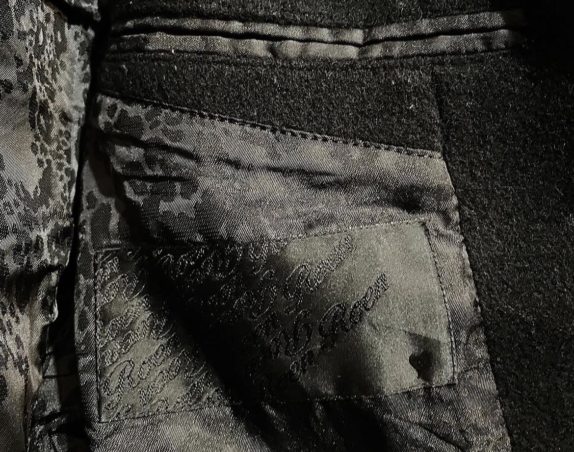 Mastermind Japan × Roen 2000s Roen Japanese Skull Glitter Asymmetric Napoleon Wool Size US M / EU 48-50 / 2 - 6 Thumbnail