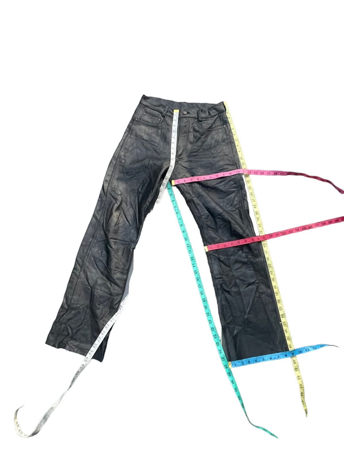 Japanese Brand Vintage Rookie Leather Pant Size US 28 / EU 44 - 16 Thumbnail