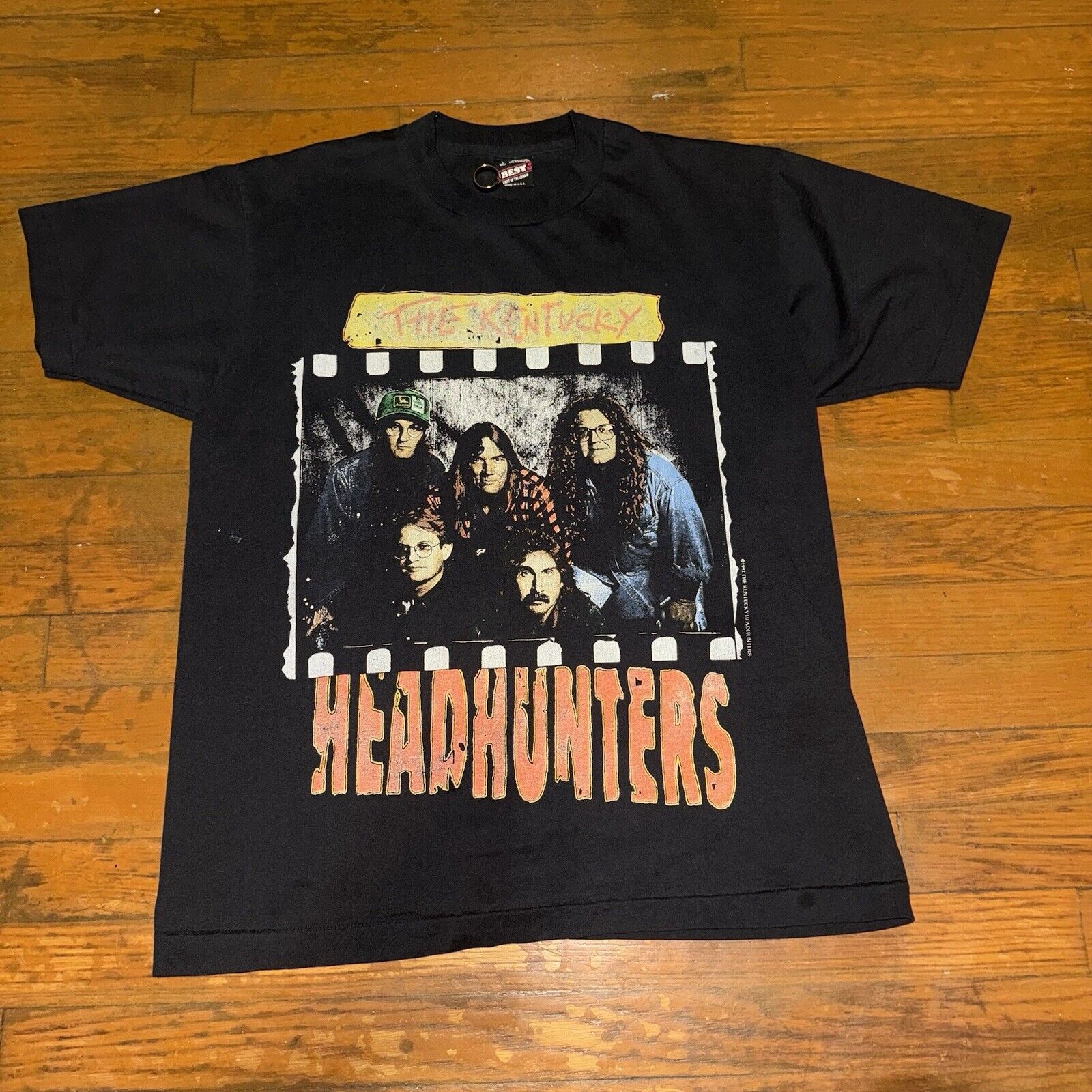 Other Vintage 1992 Single Stitch Kentucky Headhunters Band Shirt Size US L / EU 52-54 / 3 - 1 Thumbnail