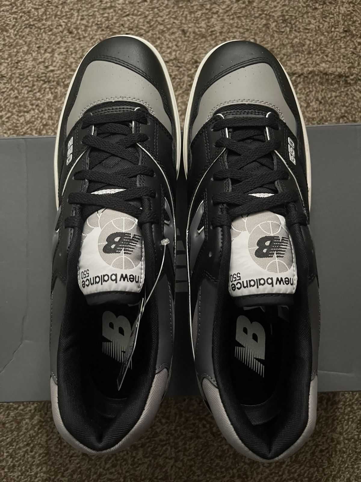 New Balance *New* New Balance 550 Shadow BB550SR1 Grey / Black Size US 13 / EU 46 - 5 Thumbnail