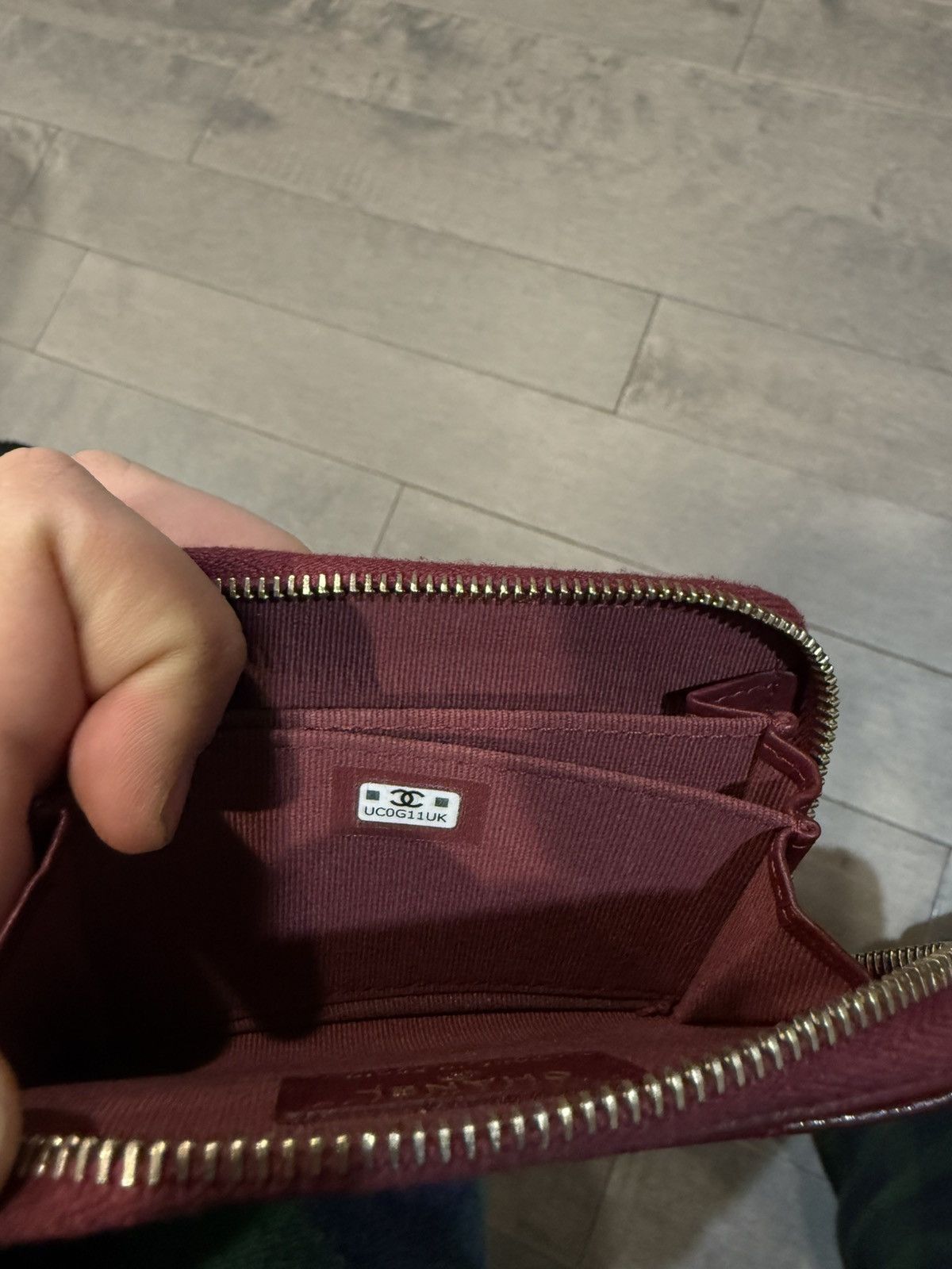 Chanel Channel wallet wine Size ONE SIZE - 5 Thumbnail