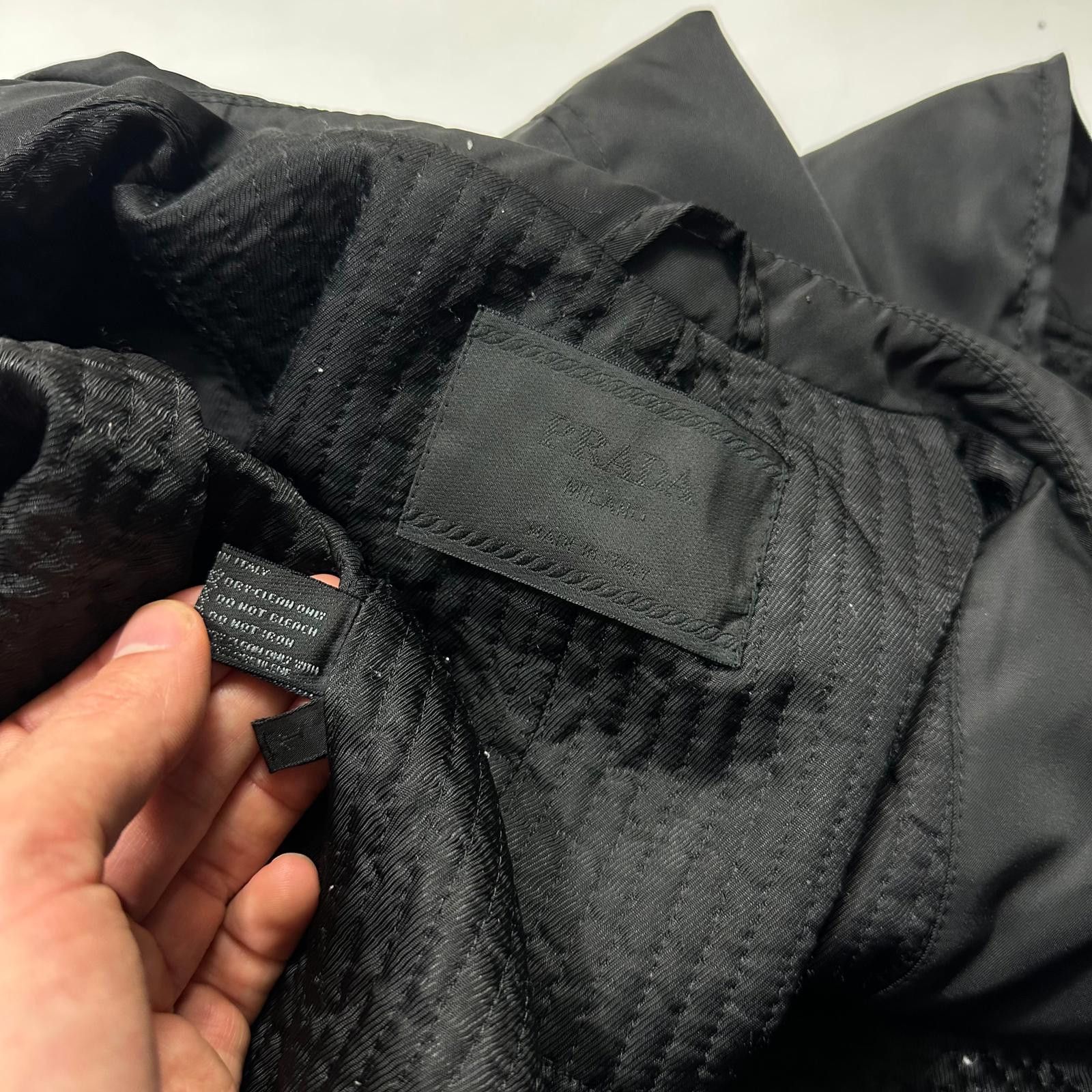 Prada Prada 90’s Quilted Nylon Belt Parka Jacket - UK10 Size M / US 6-8 / IT 42-44 - 8 Thumbnail