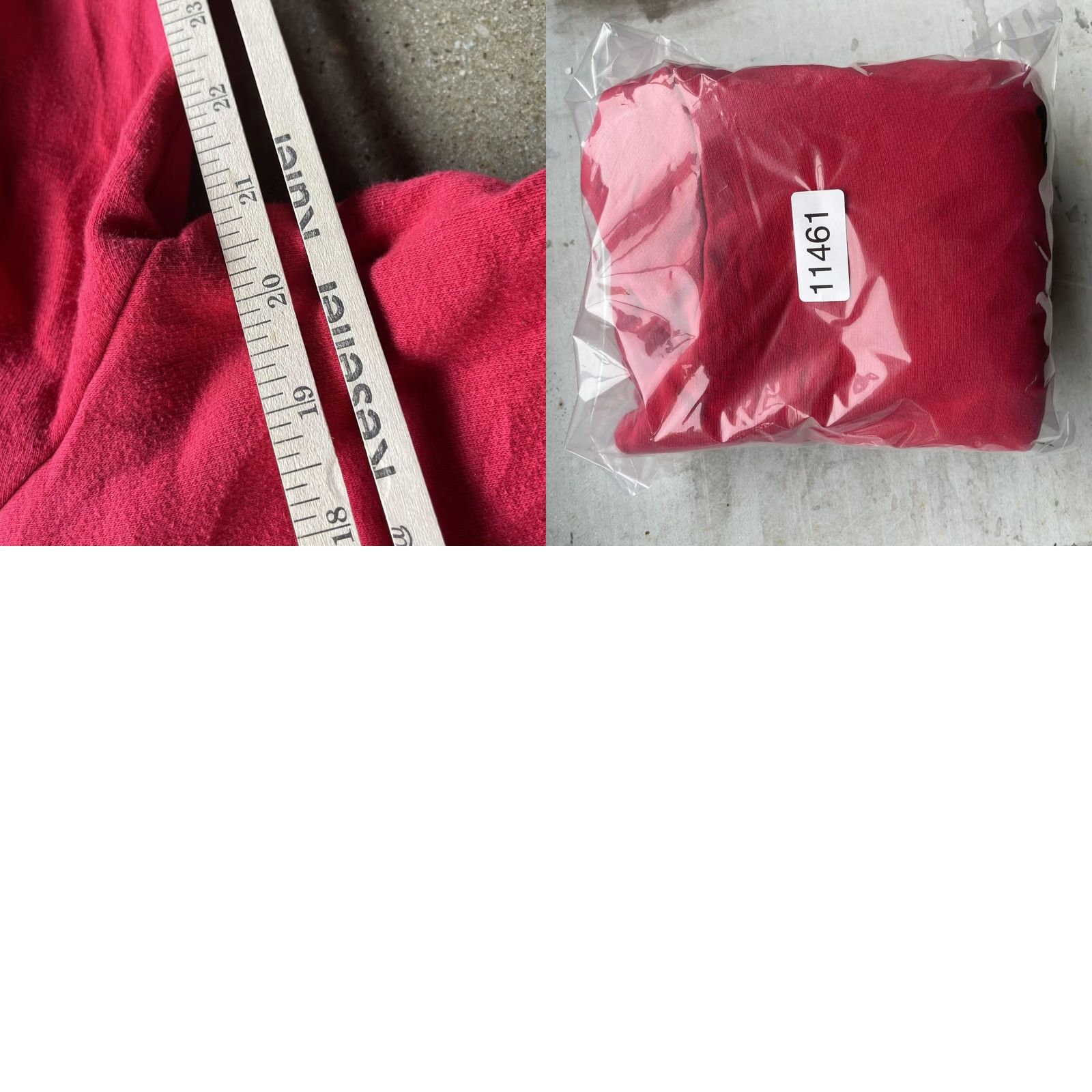 Pinko PINK Sweatshirt Womens Small Red Funnel Neck Sherpa Fleece Embroidered Logo PINK Victoria's Secret Size S / US 4 / IT 40 - 8 Thumbnail