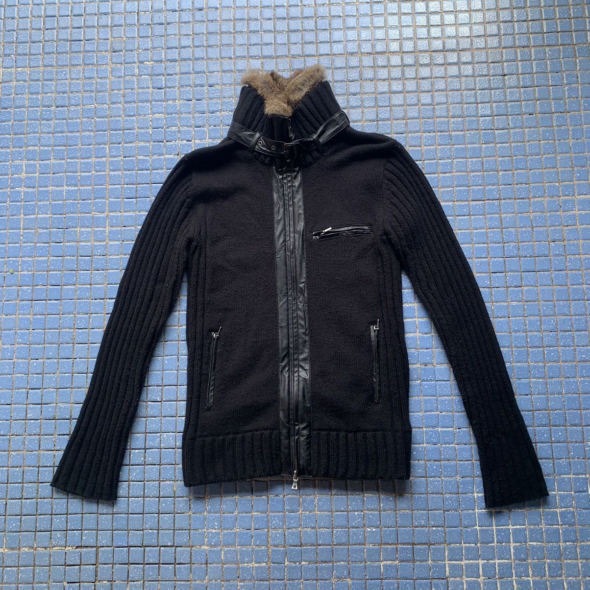 If Six Was Nine In the attic mink fur jacket/sweater acrylic + wool meterial Size L / US 10 / IT 46 - 2 Thumbnail
