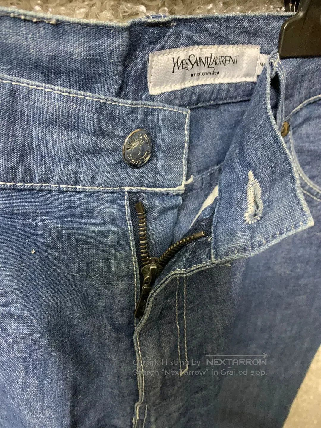 Yves Saint Laurent YSL Men's Wide. Size US 37 - 4 Thumbnail