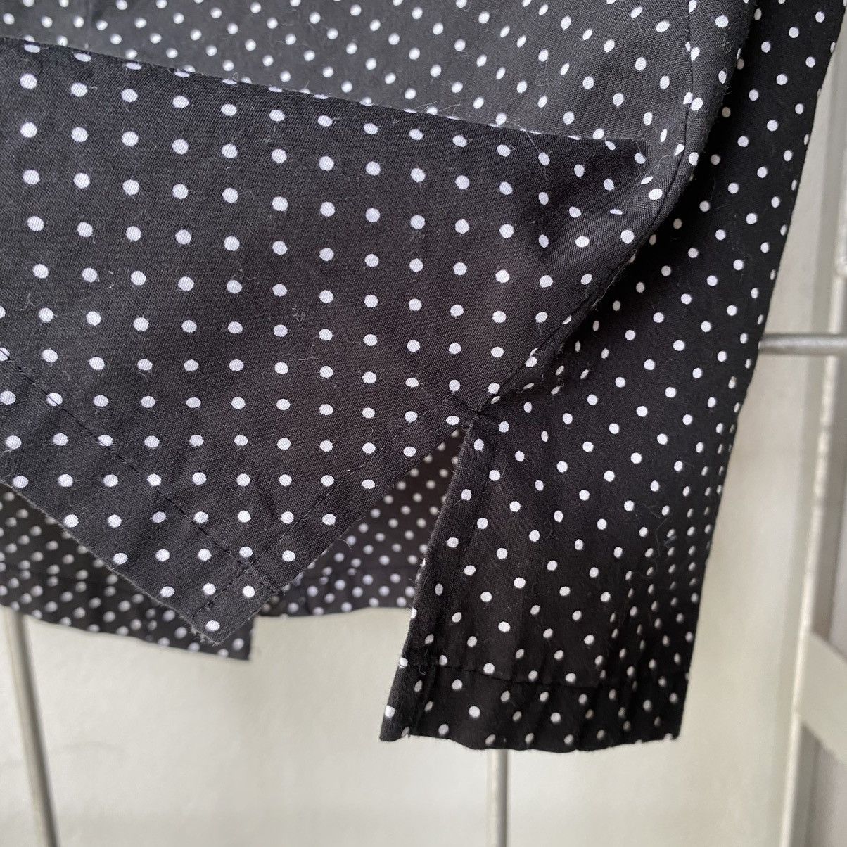 Japanese Brand A/T Black Dot Blouse with Peter Pan Collar Size S / US 4 / IT 40 - 9 Thumbnail
