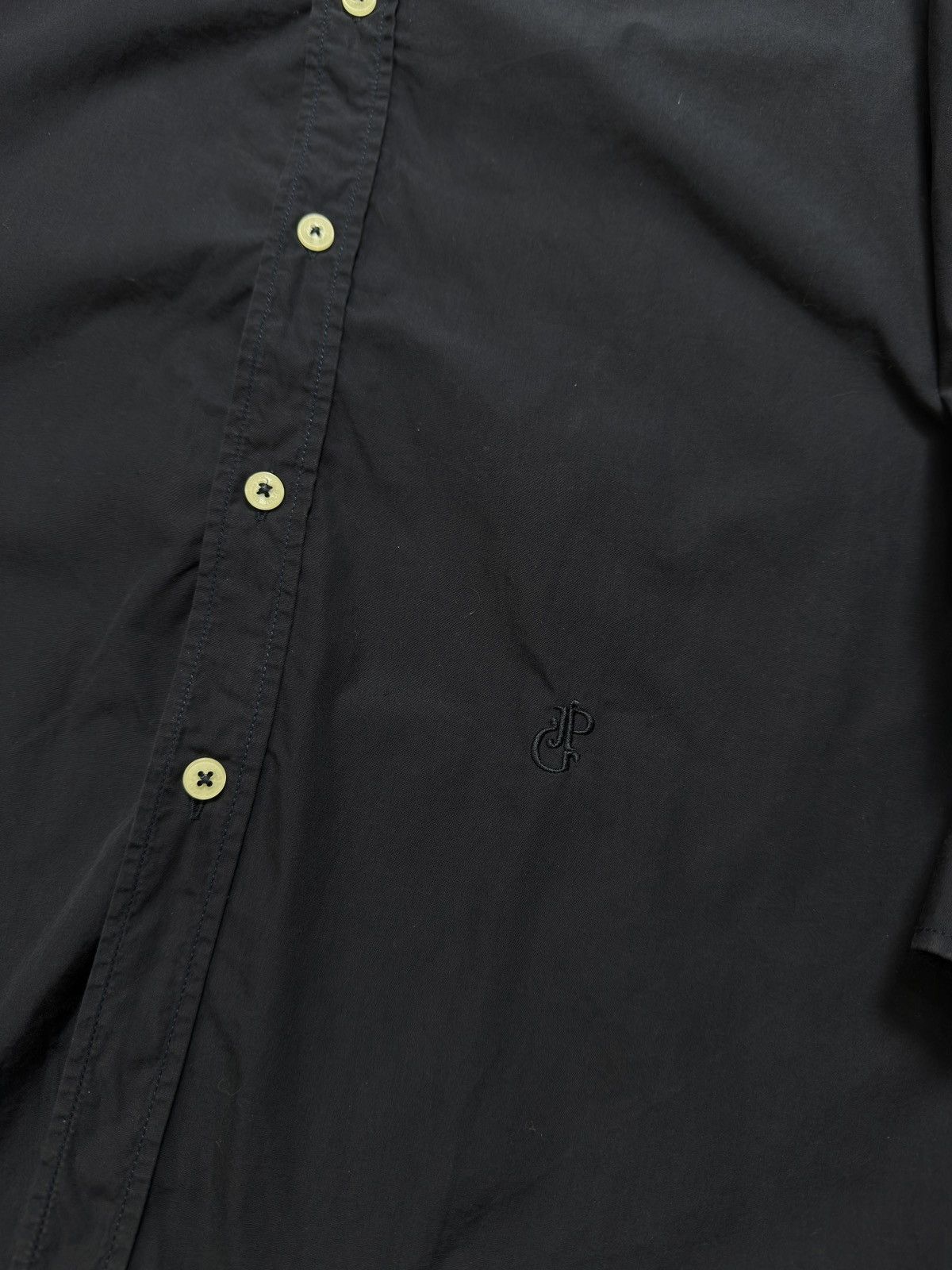 Jean Paul Gaultier Jean Paul Gaultier Monsieur Vintage Navy Button-Up Shirt Size US L / EU 52-54 / 3 - 5 Thumbnail