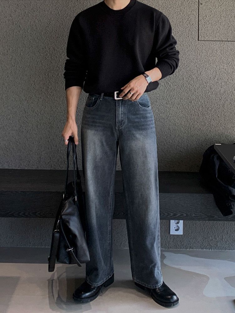 Japanese Brand × Jean Retro loose high street casual jeans Size US 32 / EU 48 - 3 Thumbnail