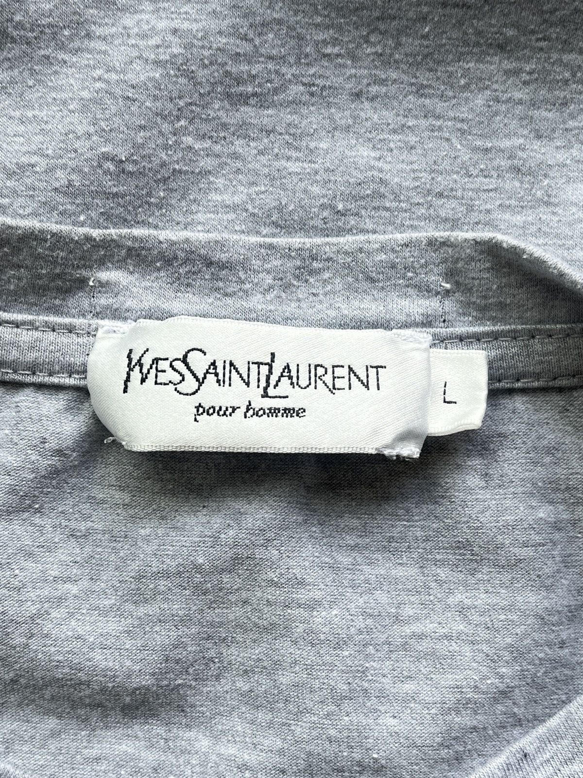 Yves Saint Laurent Vintage YVES SAINT LAURENT Tee YSL Big Logo France Paris Size US S / EU 44-46 / 1 - 8 Thumbnail