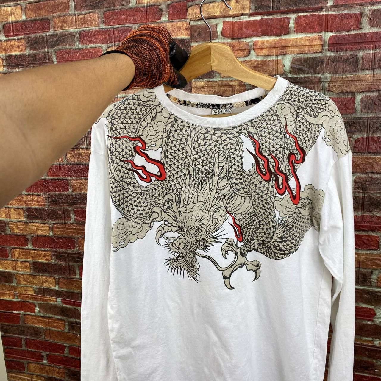 Japanese Brand JAPANESE DRAGON YAKUZA SHIRT Size US L / EU 52-54 / 3 - 11 Thumbnail