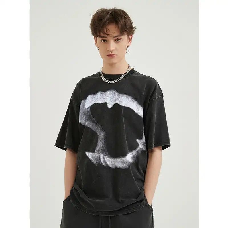 Japanese Brand Oversized Animal Teeth Graphic T Shirt Size US XL / EU 56 / 4 - 3 Thumbnail