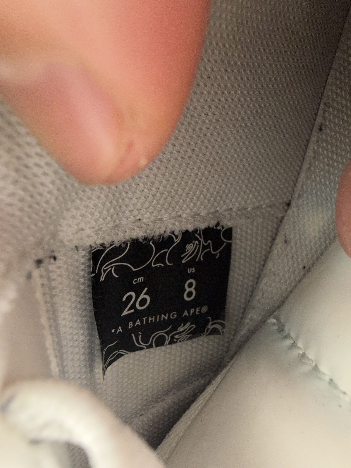 Bape BLUE WHITE AND BLUE BAPESTAS Size US 8 / EU 41 - 12 Thumbnail