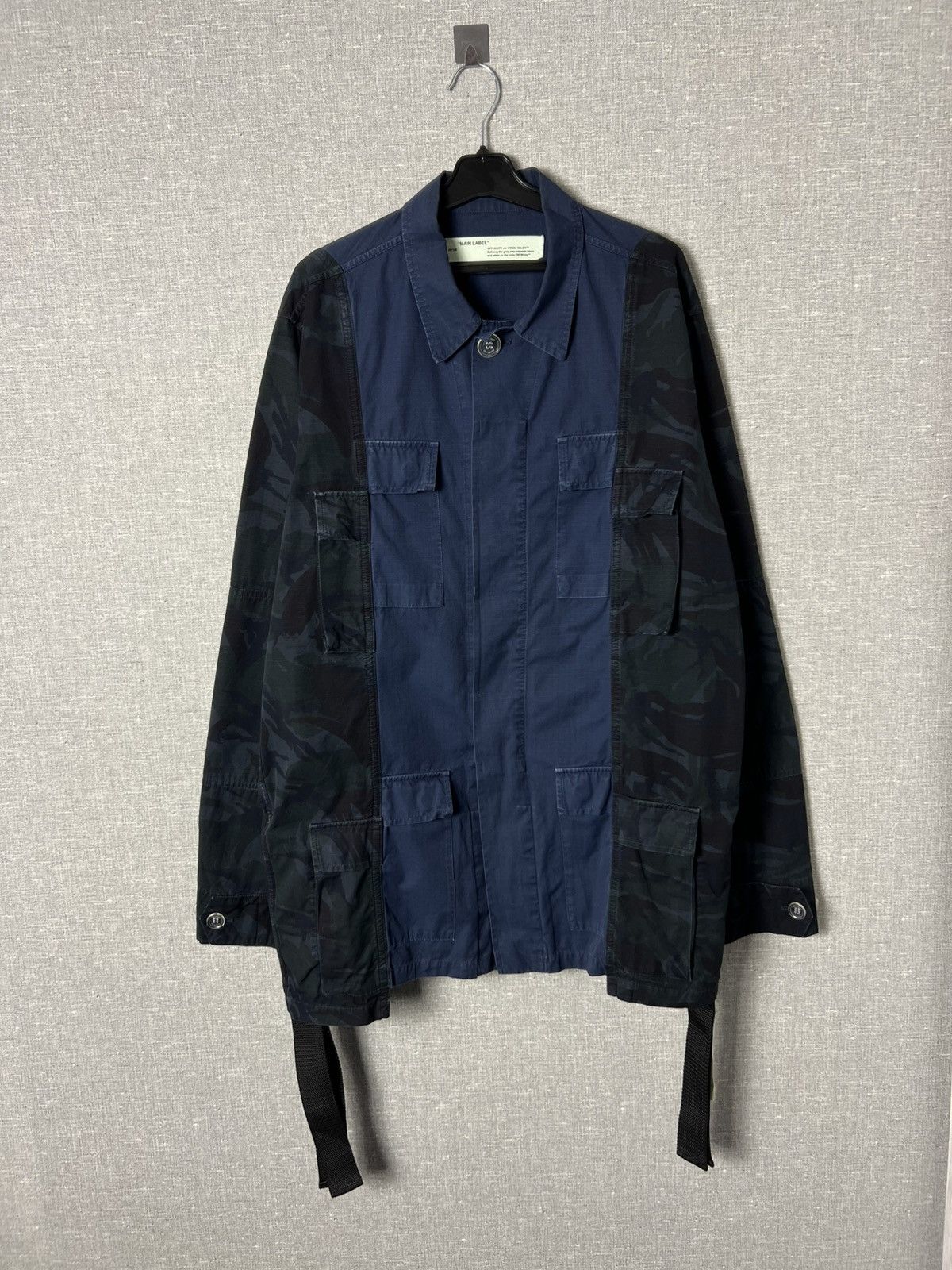 Off-White Off White Camo Sleeve Field Jacket Arrows Print Virgil Abloh Size US XL / EU 56 / 4 - 11 Thumbnail
