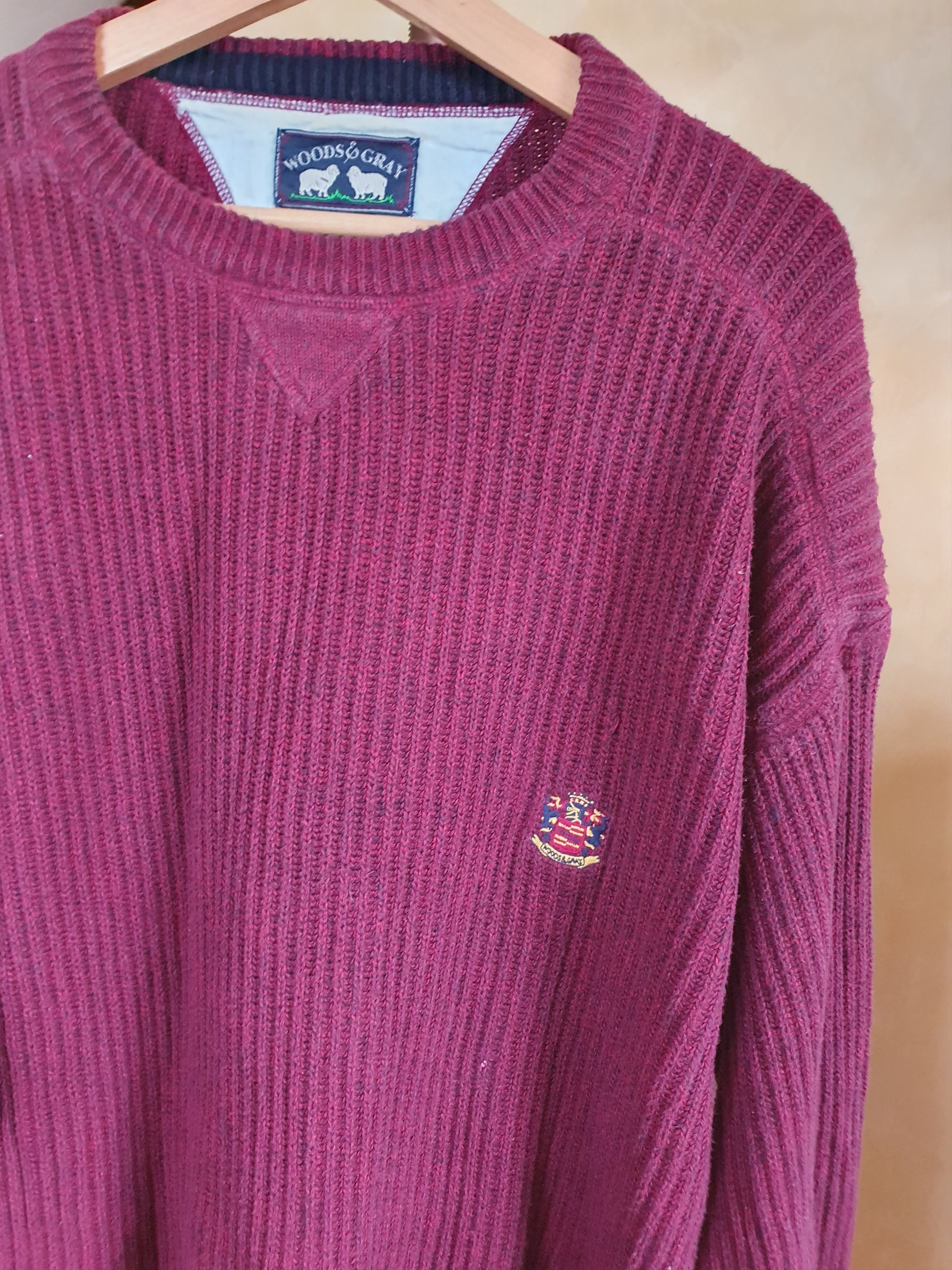 Other Woods & Gray Cotton Sweater Ribbed Cotton Sailor sz XL Size US XL / EU 56 / 4 - 2 Thumbnail